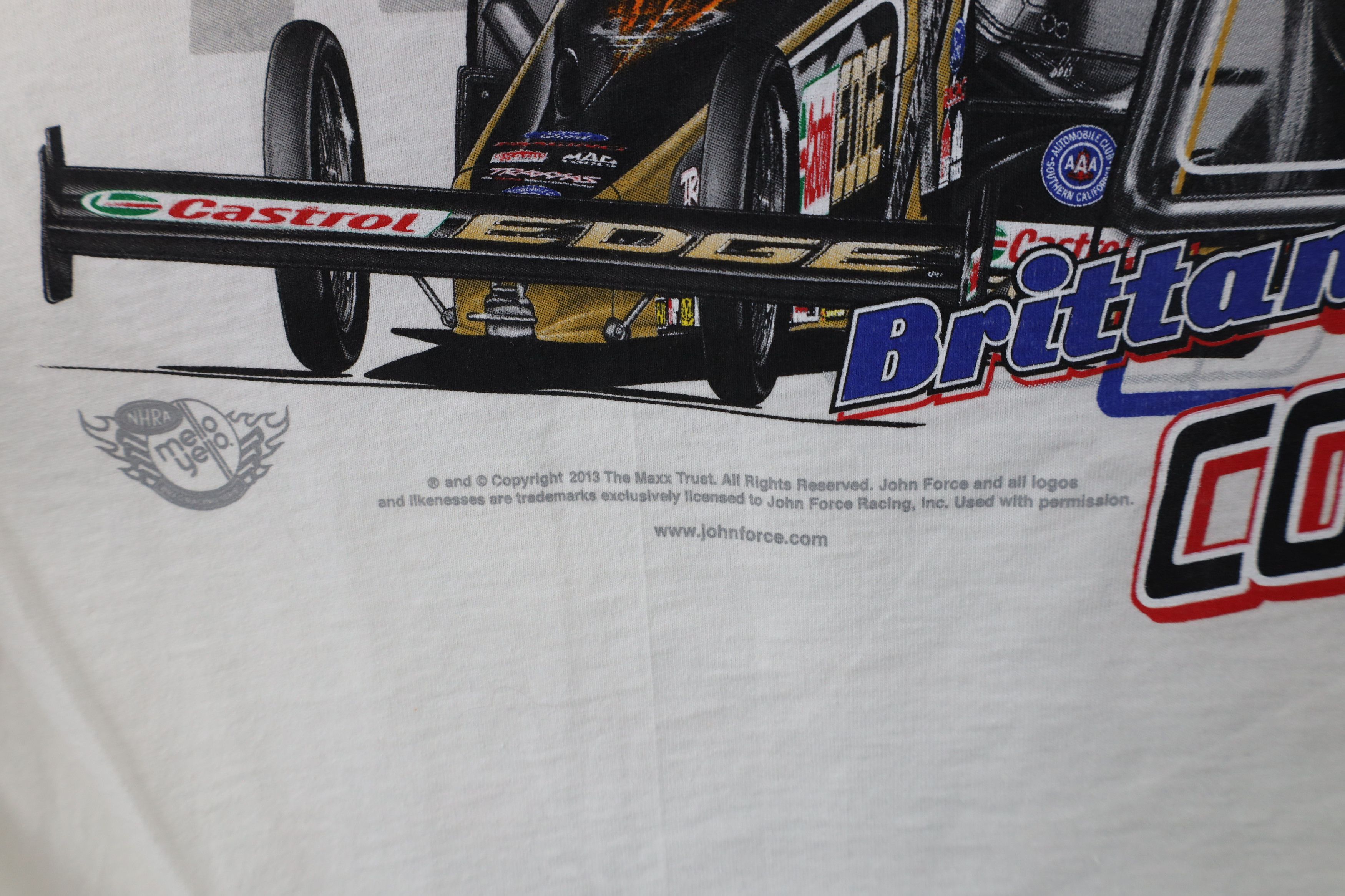 Vintage Vintage Y2K 2013 Force Racing Legacy Nitro Car T-Shirt White Size US L / EU 52-54 / 3 - 11 Thumbnail
