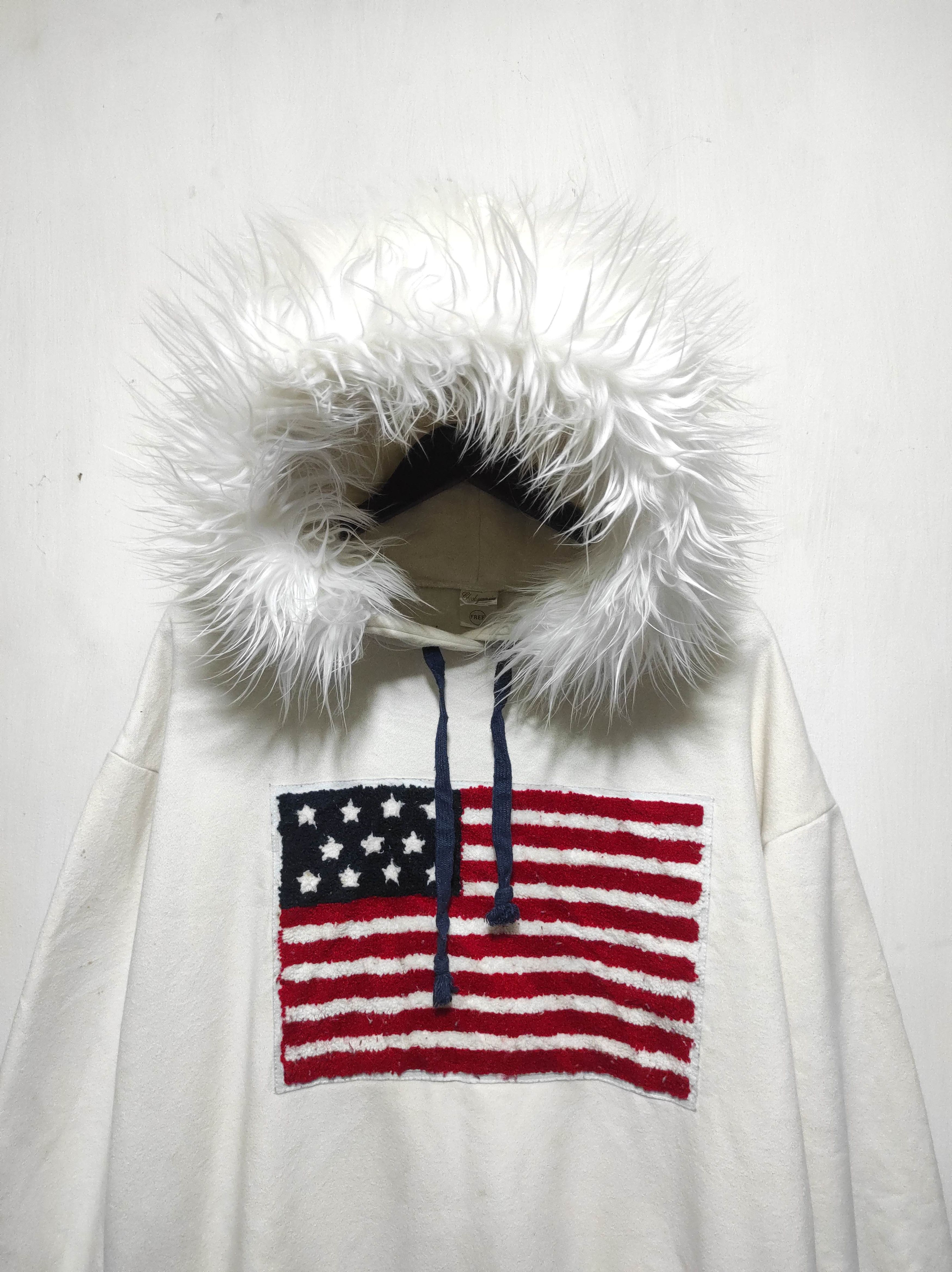 Japanese Brand USA flag fur hoodie ifsix LGB style Size US L / EU 52-54 / 3 - 3 Thumbnail
