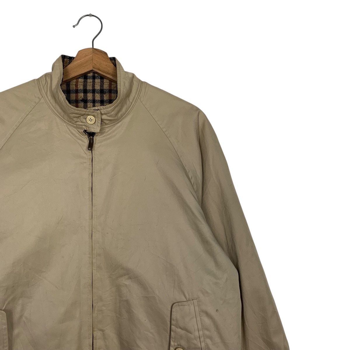 DAKS Daks England Checkered Wool Reversible Bomber Size US M / EU 48-50 / 2 - 5 Thumbnail
