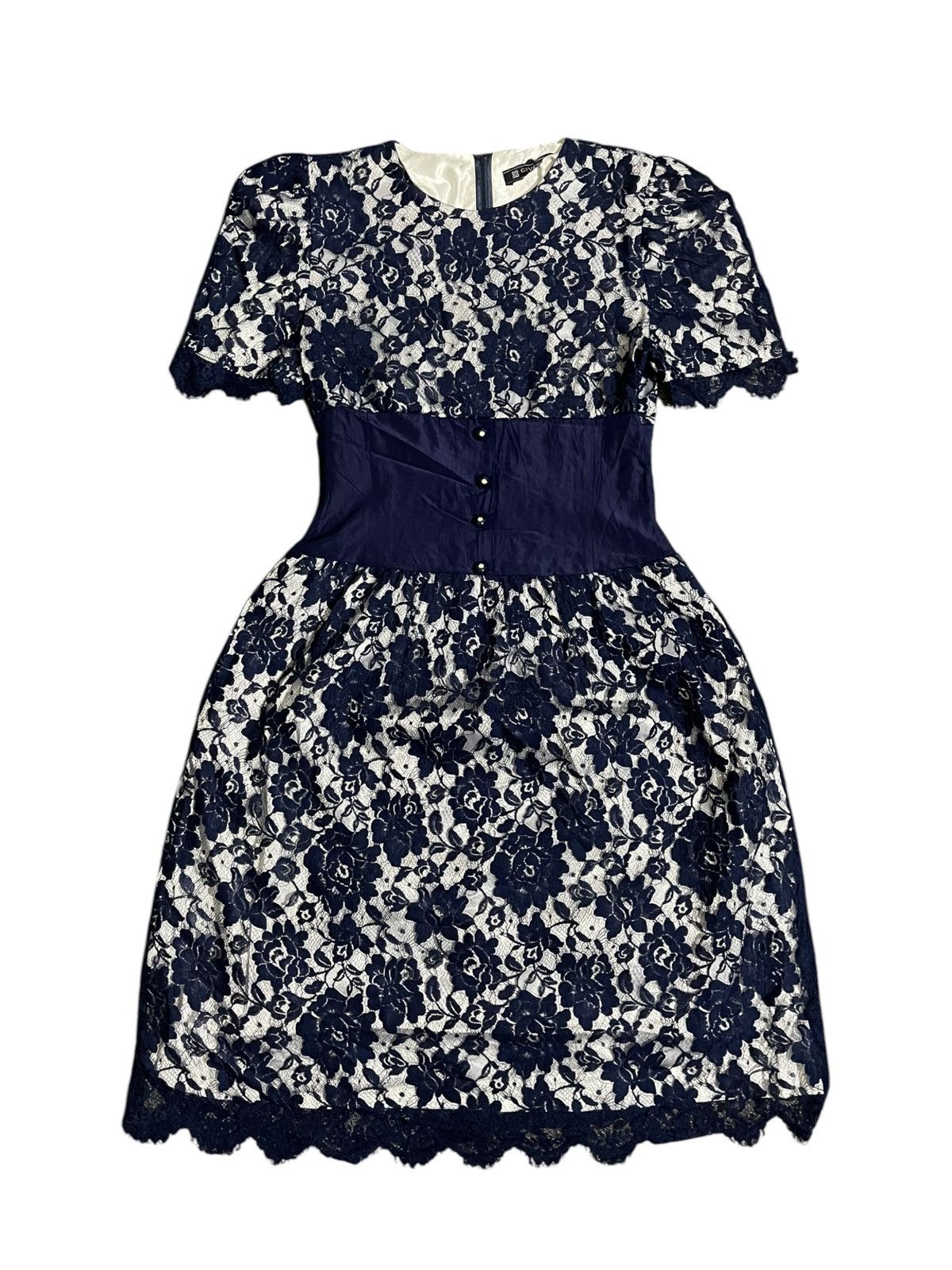 Givenchy Givenchy Hi Formal Archieve Floral Blue Maxi Dress Size M / US 6-8 / IT 42-44 - 1 Thumbnail