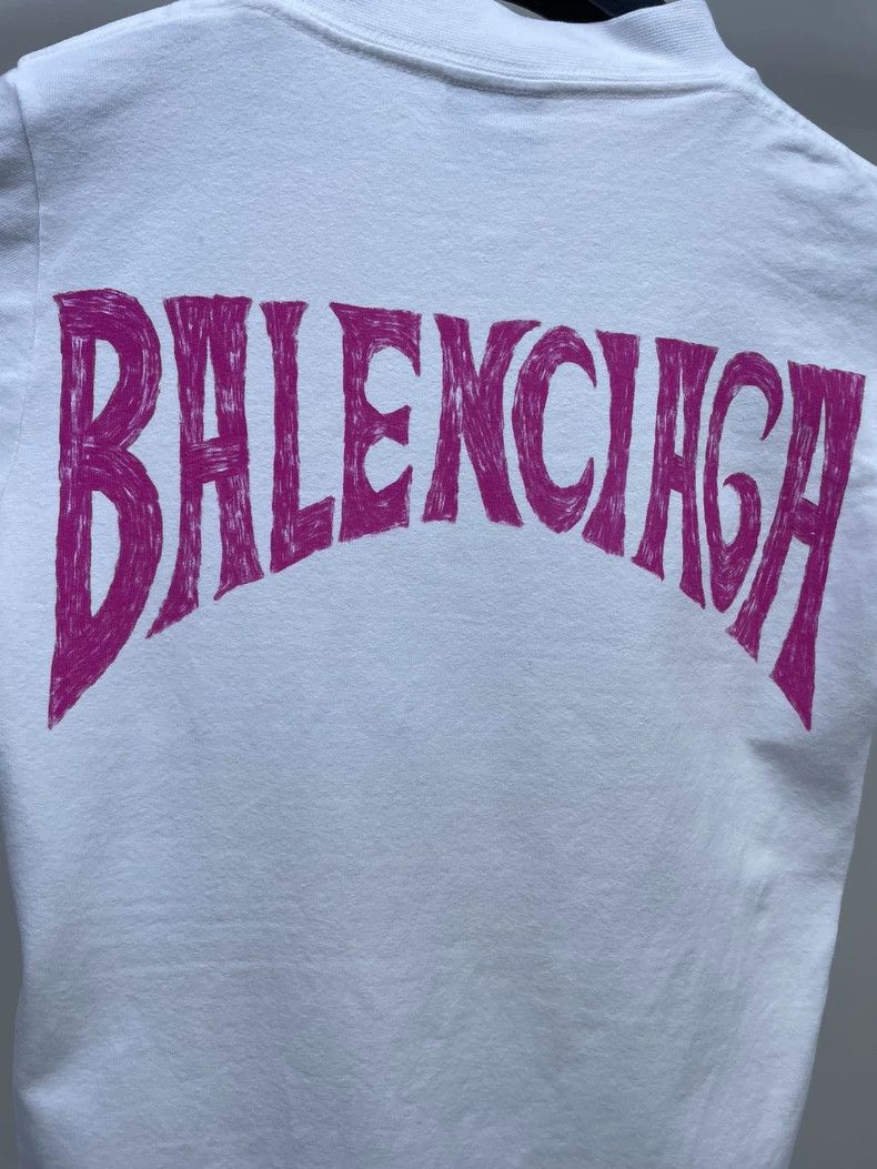 Balenciaga Balenciaga 23 Resort Style PARIS Slim Fit Small Size T-Shi Size XS / US 0-2 / IT 36-38 - 4 Thumbnail