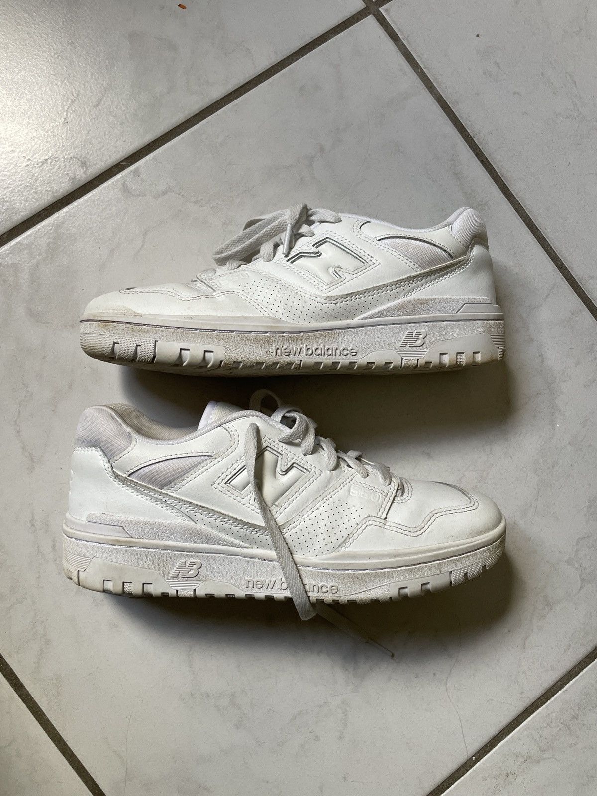 New Balance White New Balance 550s Size US 8 / EU 41 - 2 Thumbnail