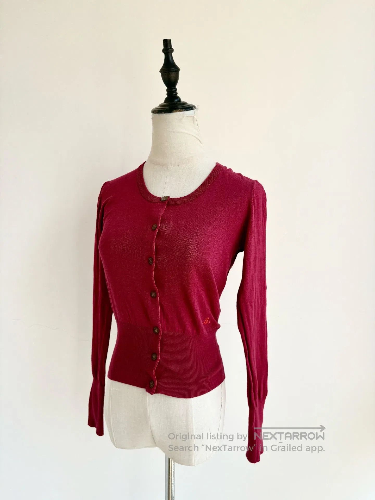 Vivienne Westwood Vivienne Westwood Vintage Pink Saturn Knit Cardigan. Size M / US 6-8 / IT 42-44 - 3 Thumbnail