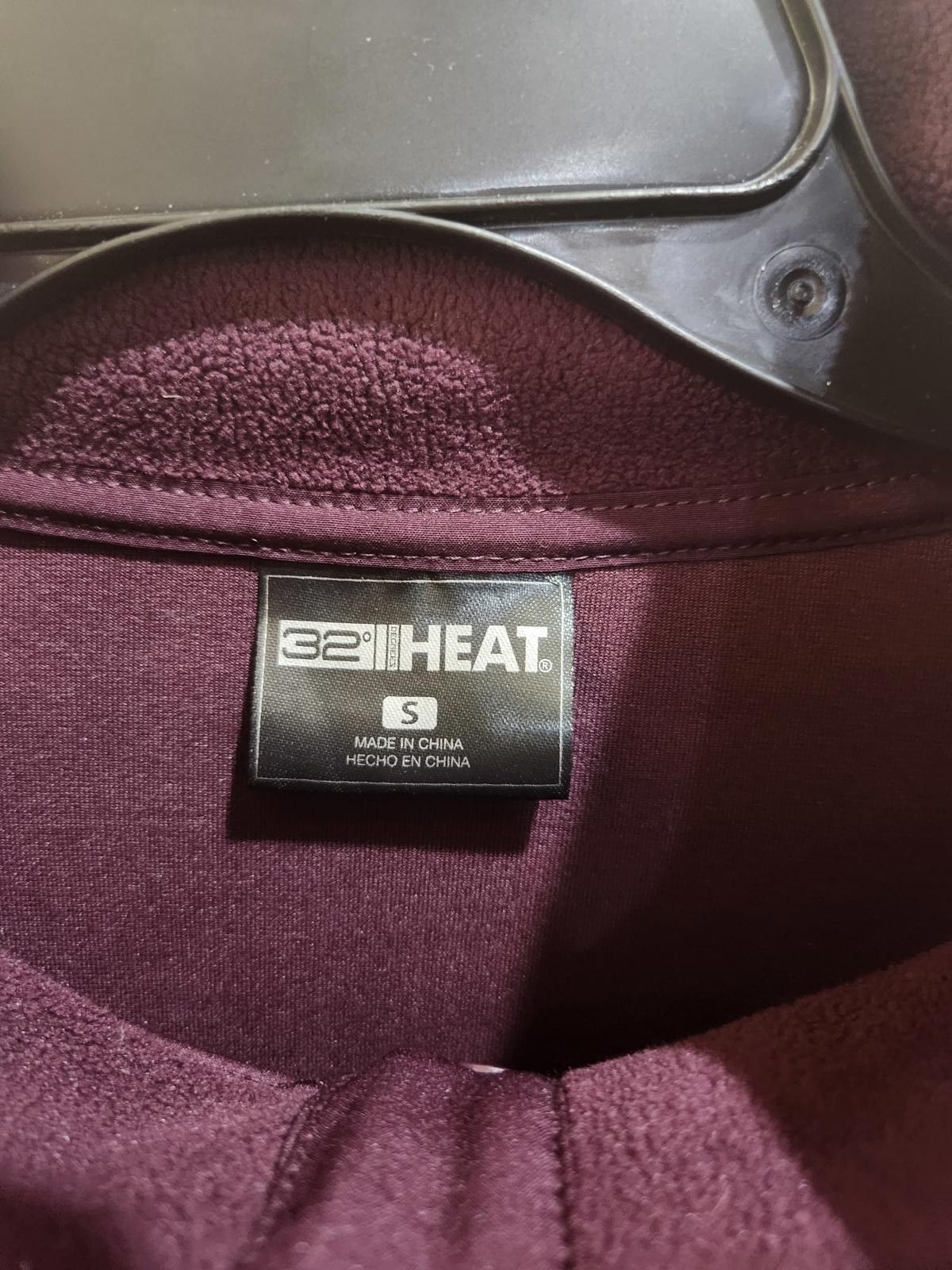 Other 32 Degrees Small Snap Arctic Fleece Pullover Burgandy Size S / US 4 / IT 40 - 12 Thumbnail
