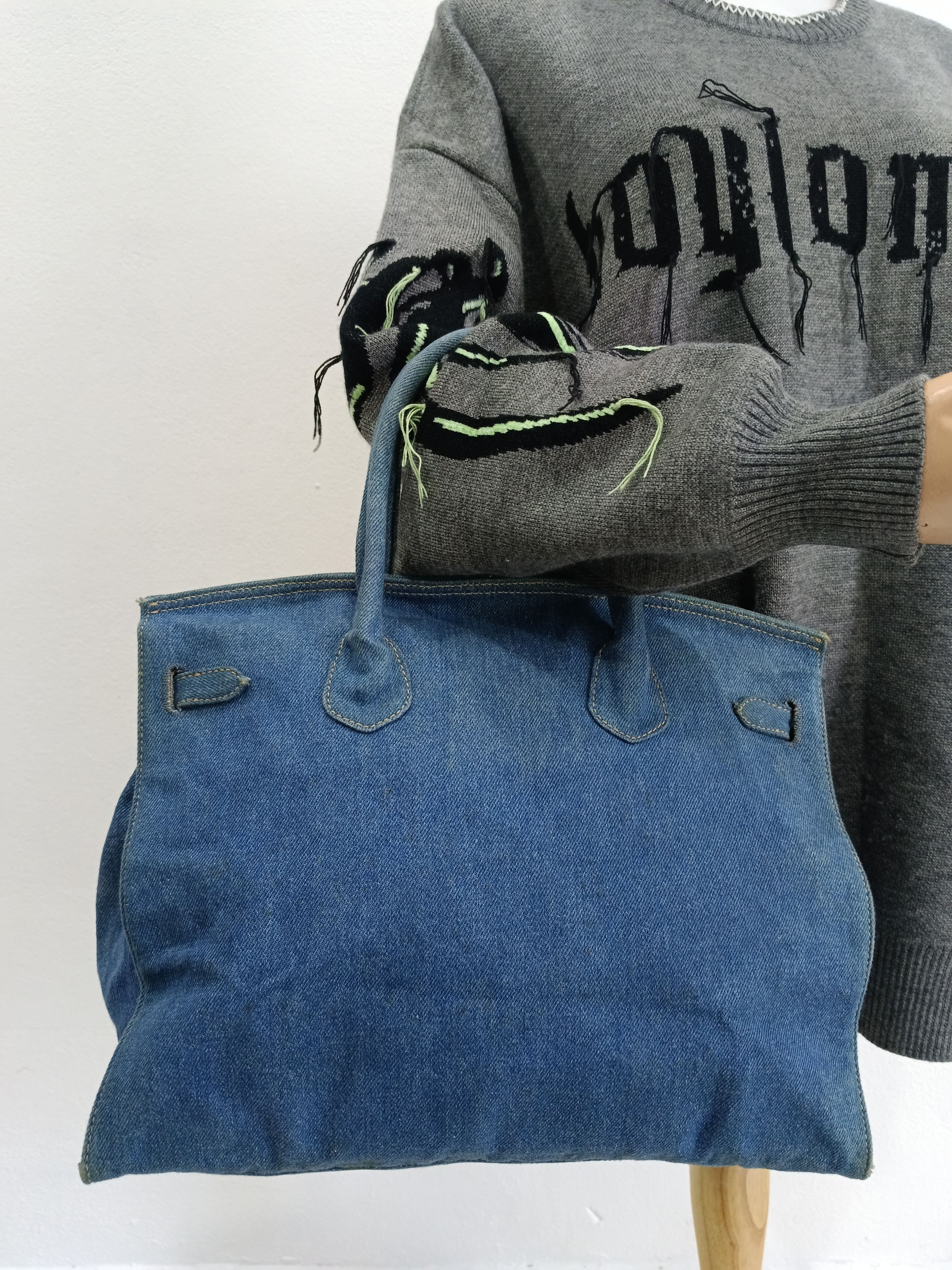 Vintage VINTAGE BIRKIN DENIM Size ONE SIZE - 4 Thumbnail