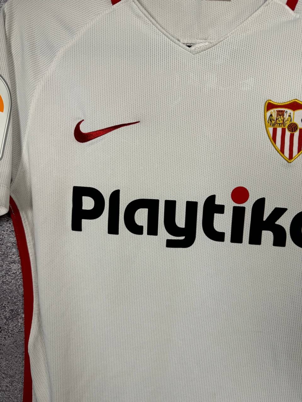 Nike Vintage Sevilla 2018/19 Nike Home Soccer Jersey Small Size US S / EU 44-46 / 1 - 4 Thumbnail