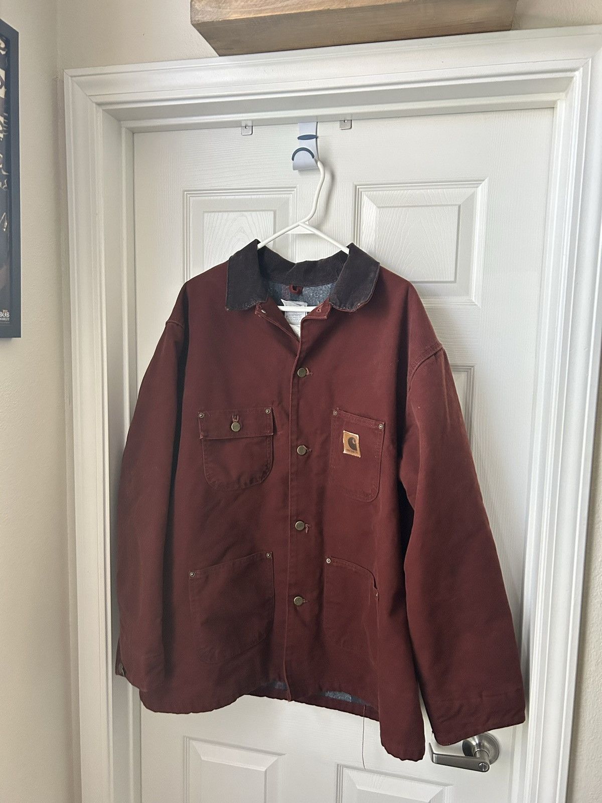 image of Y2K Carhartt Clay Red Barn Jacket, Men's (Size XL)