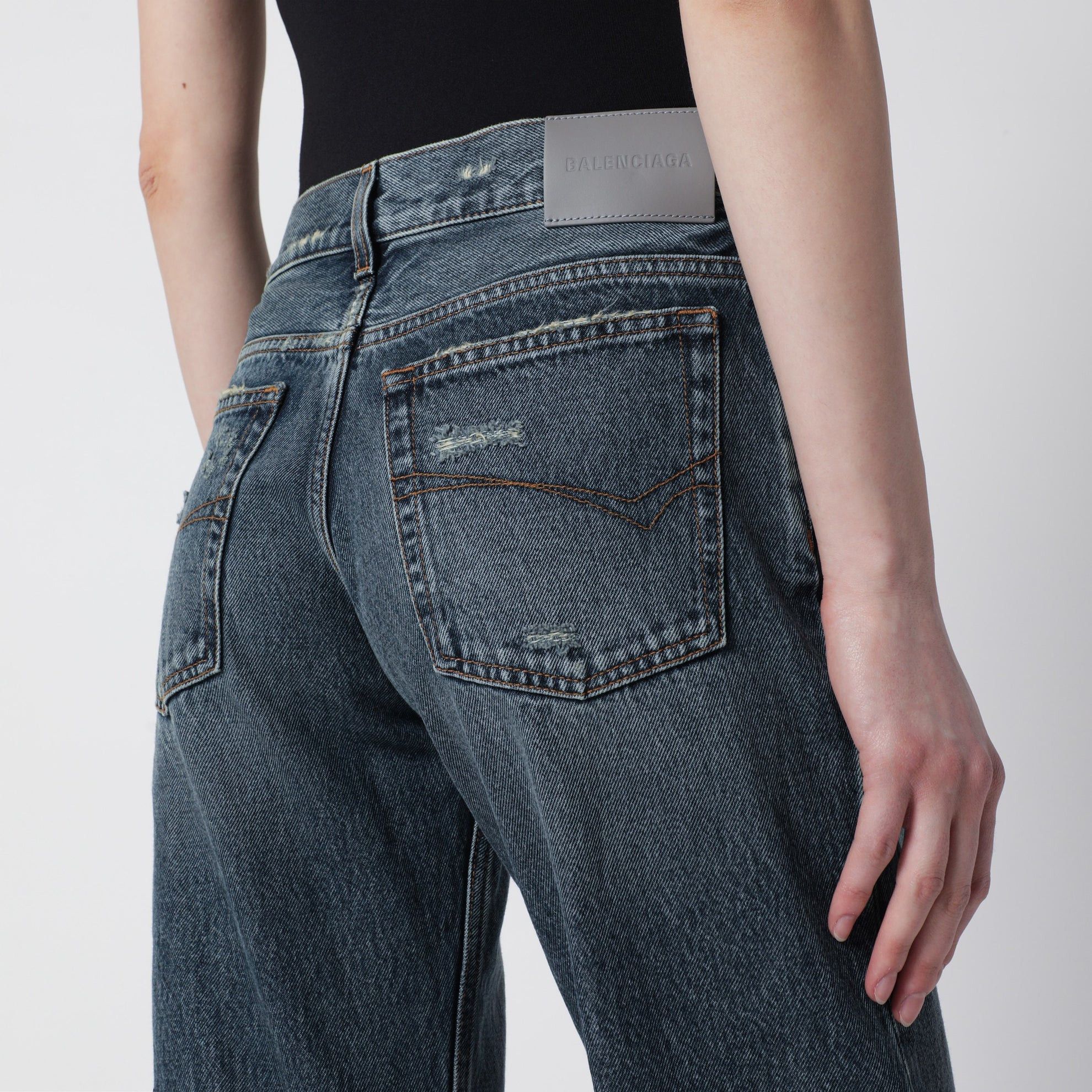 Balenciaga o1d2blof0426 Jeans in Blue Size 27" / US 4 / IT 40 - 3 Thumbnail