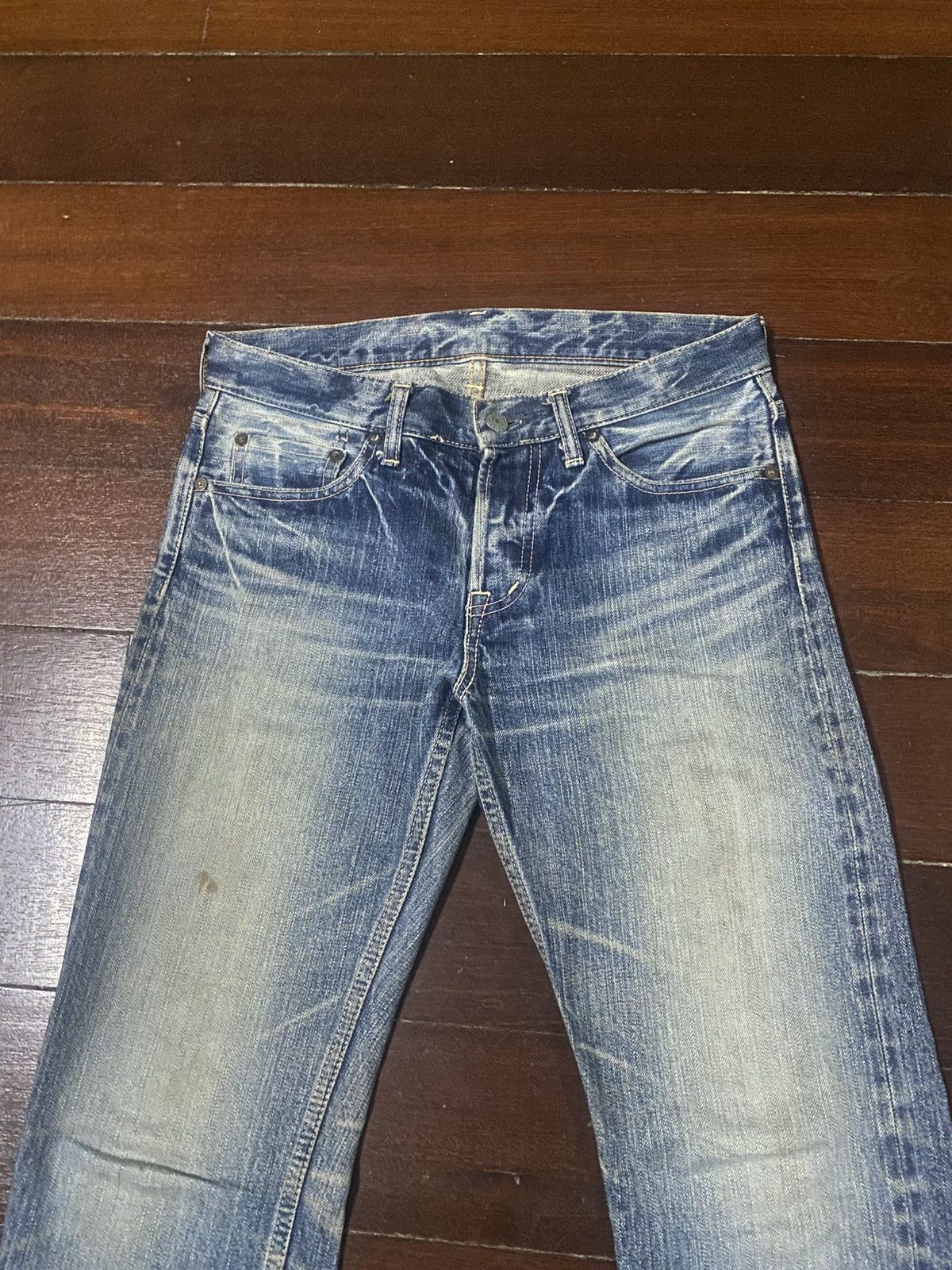 OMNIGOD Vintage omnigod mud wash flare selvedge jeans Size US 31 - 6 Thumbnail