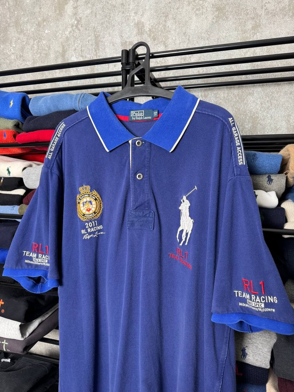 Polo Ralph Lauren Vintage Polo Ralph Lauren France Size US XXL / EU 58 / 5 - 2 Thumbnail