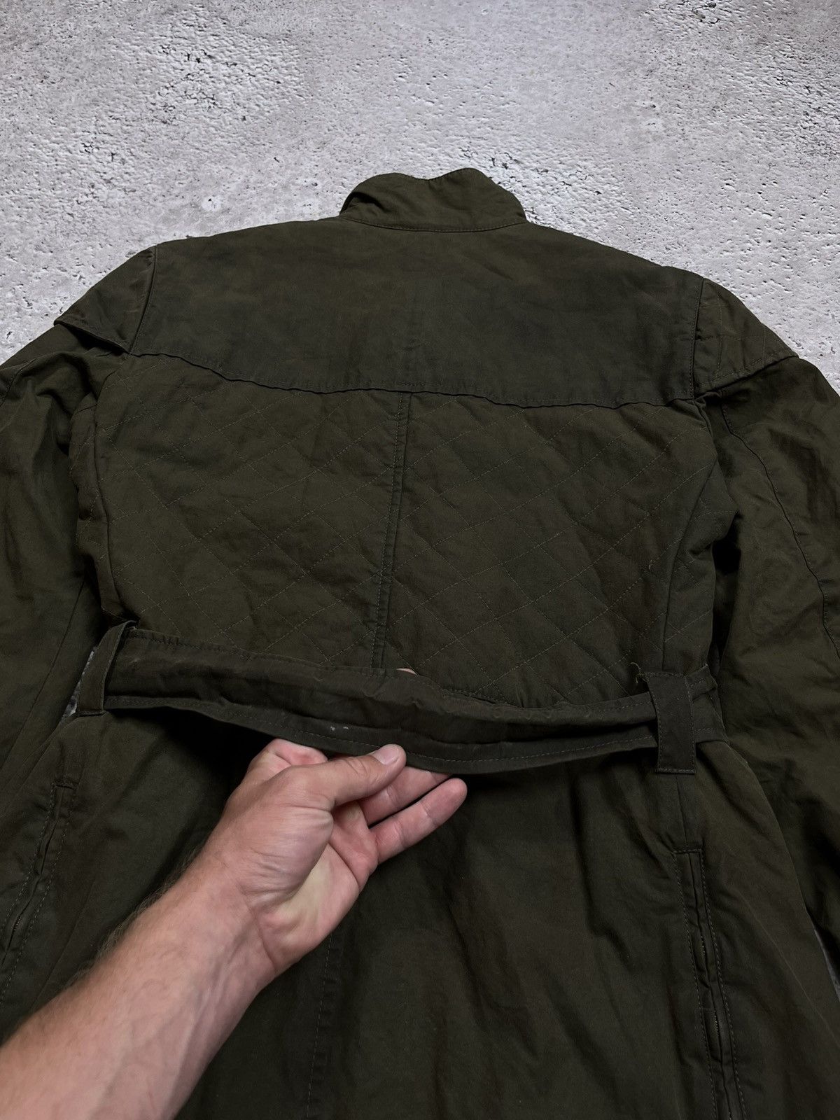 Belstaff Belstaff Gold Label Waxed Cotton Biker Jacket Olive 48 Size US M / EU 48-50 / 2 - 21 Thumbnail