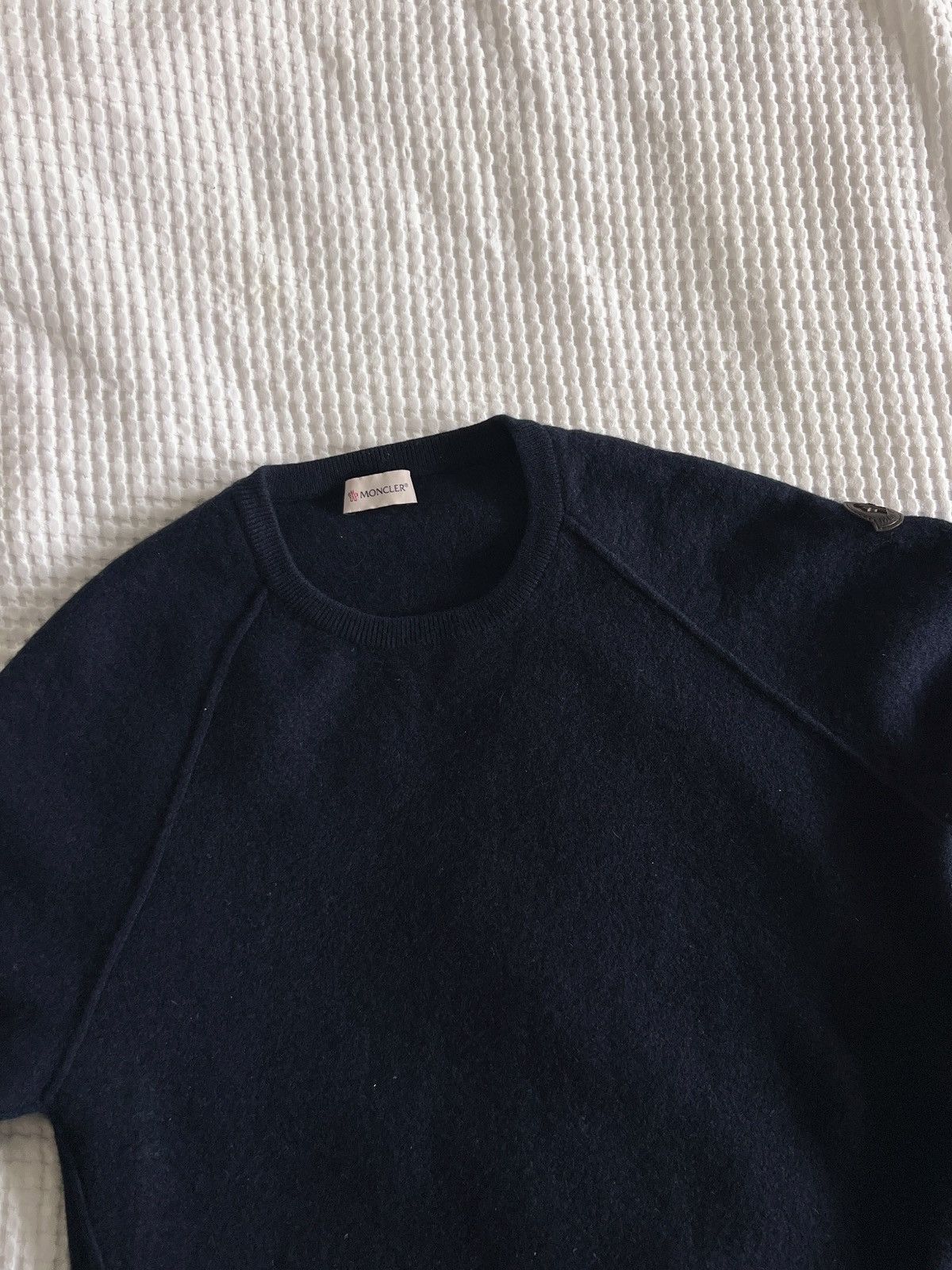 Moncler Moncler Wool Sweater Maglione Tricot Girocollo Size US M / EU 48-50 / 2 - 2 Thumbnail