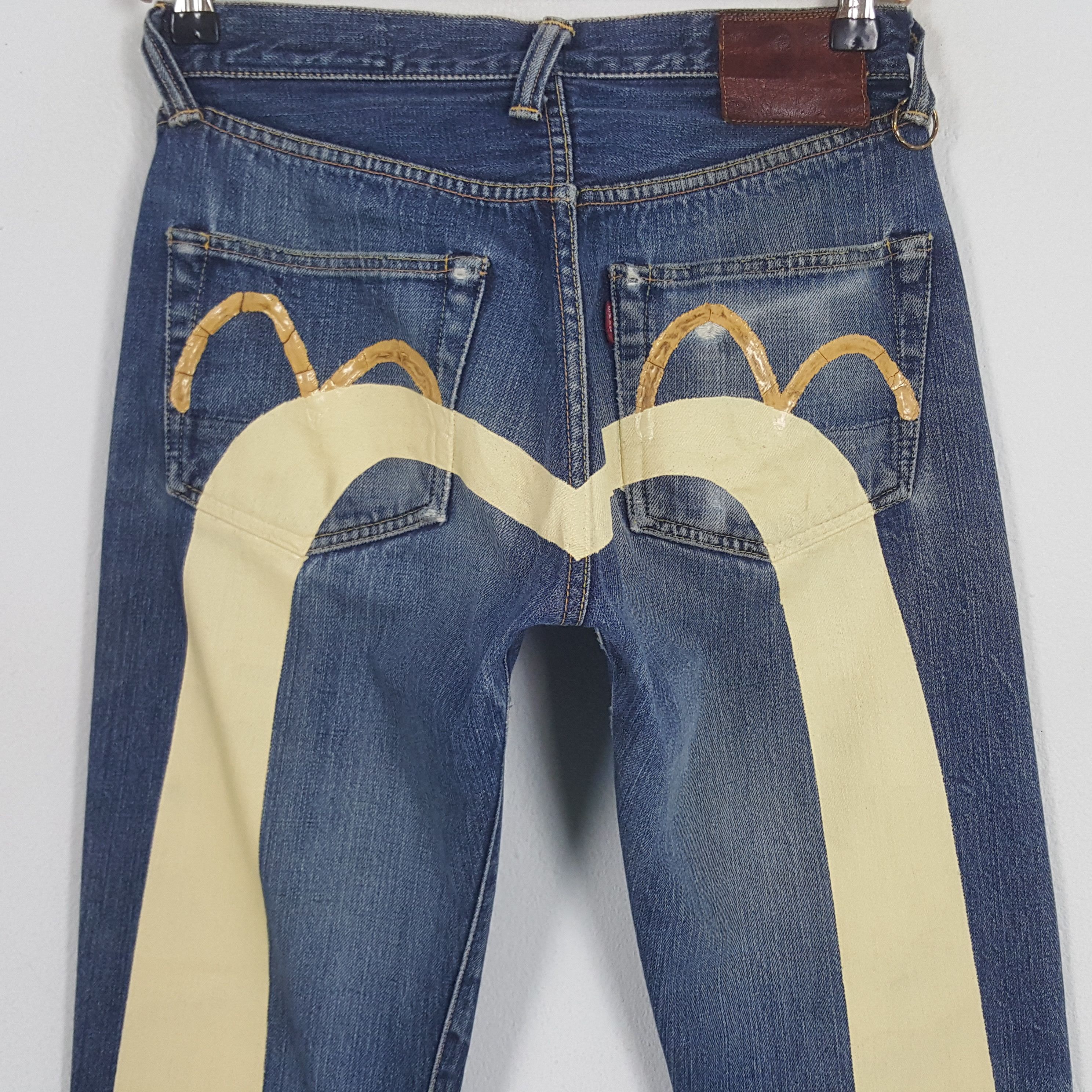 Evisu × Japanese Brand × Vintage Vintage Evisu Selvedge Japanese Daicock Custom Denim Jeans Size US 28 / EU 44 - 2 Thumbnail