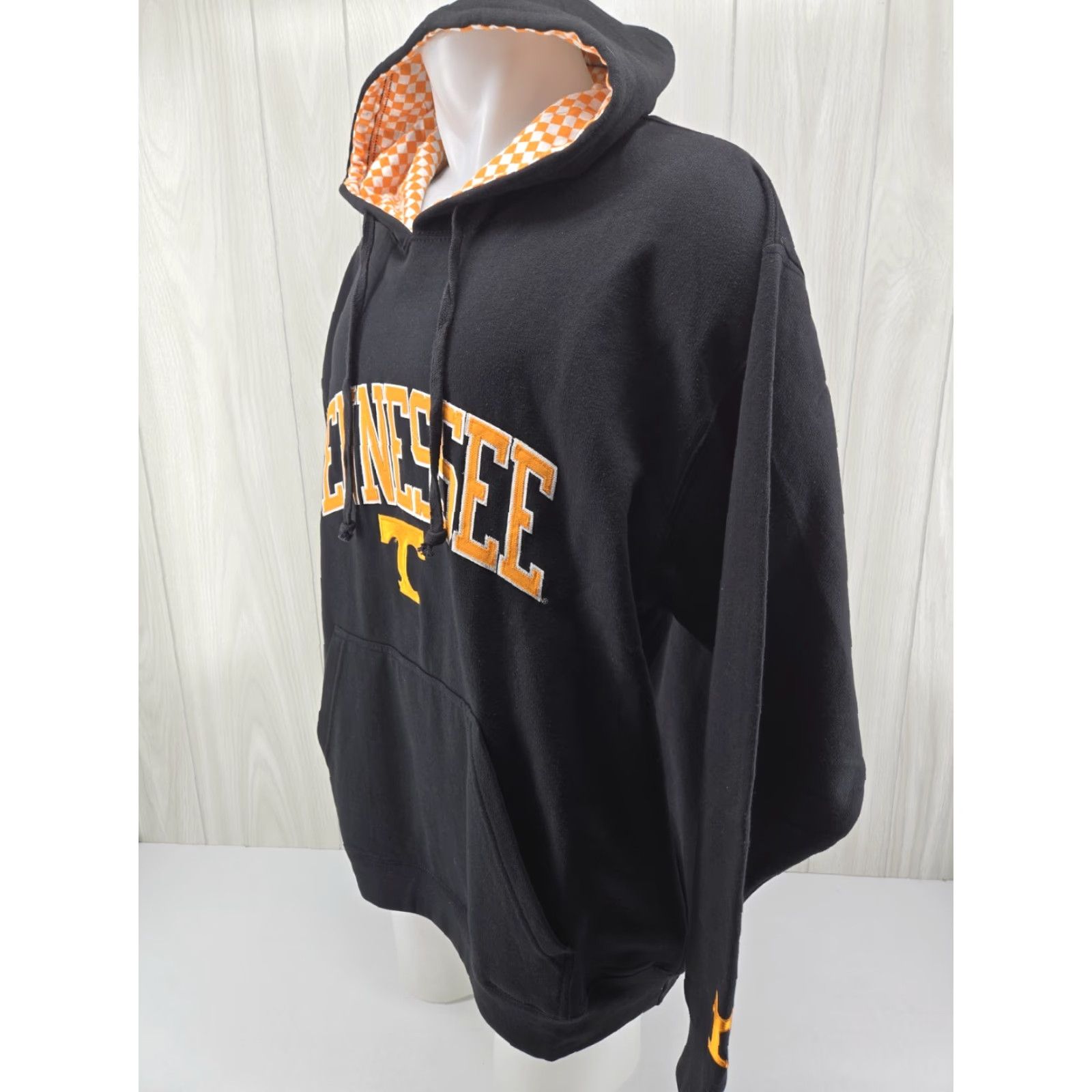 Vintage VINTAGE TENNESSEE HOODIE By PRESS BOX 2XL Black Spellout Logo Size US XXL / EU 58 / 5 - 4 Thumbnail