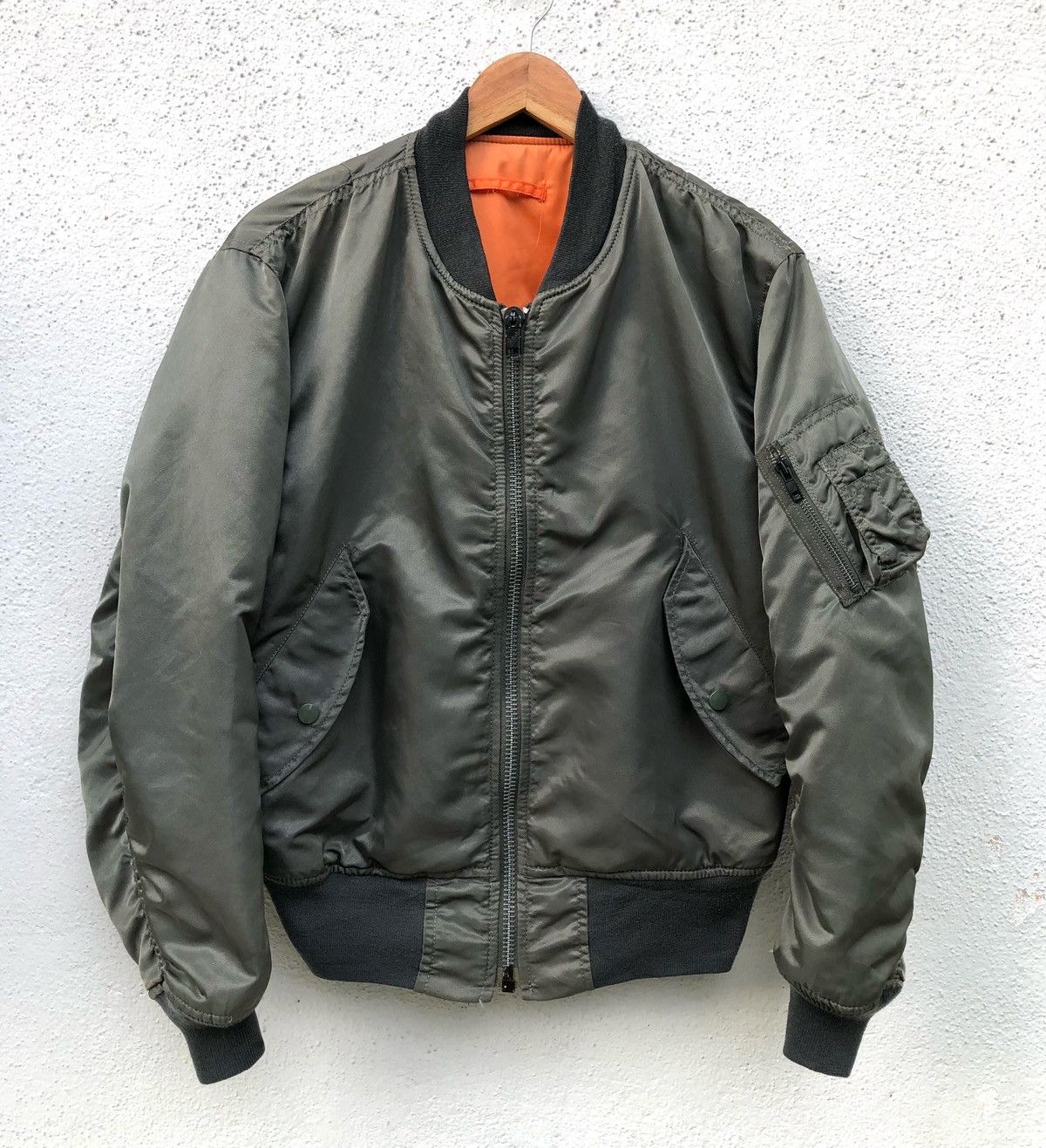 Vintage Vintage Flyer’s Man Intermediate Ma-1 Zipper WEST CAL Jacket Size US M / EU 48-50 / 2 - 2 Thumbnail