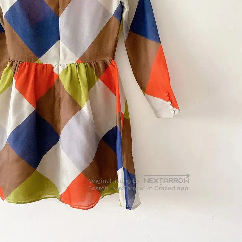Valentino Valentino Summer Colorful Silk Dress . Size S / US 4 / IT 40 - 6 Thumbnail