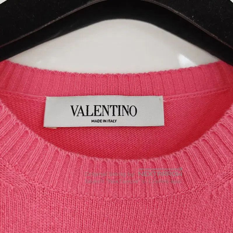 Valentino Valentino Pink Wool Blend Long Sleeve Sweater . Size M / US 6-8 / IT 42-44 - 7 Thumbnail