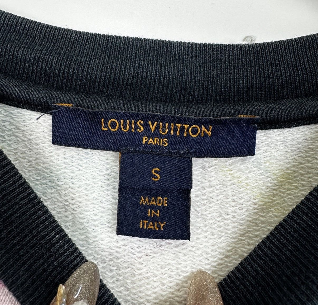 Louis Vuitton Louis Vuitton Letter Oil Painting Short Sleeve Dress K12 Size S / US 4 / IT 40 - 4 Thumbnail