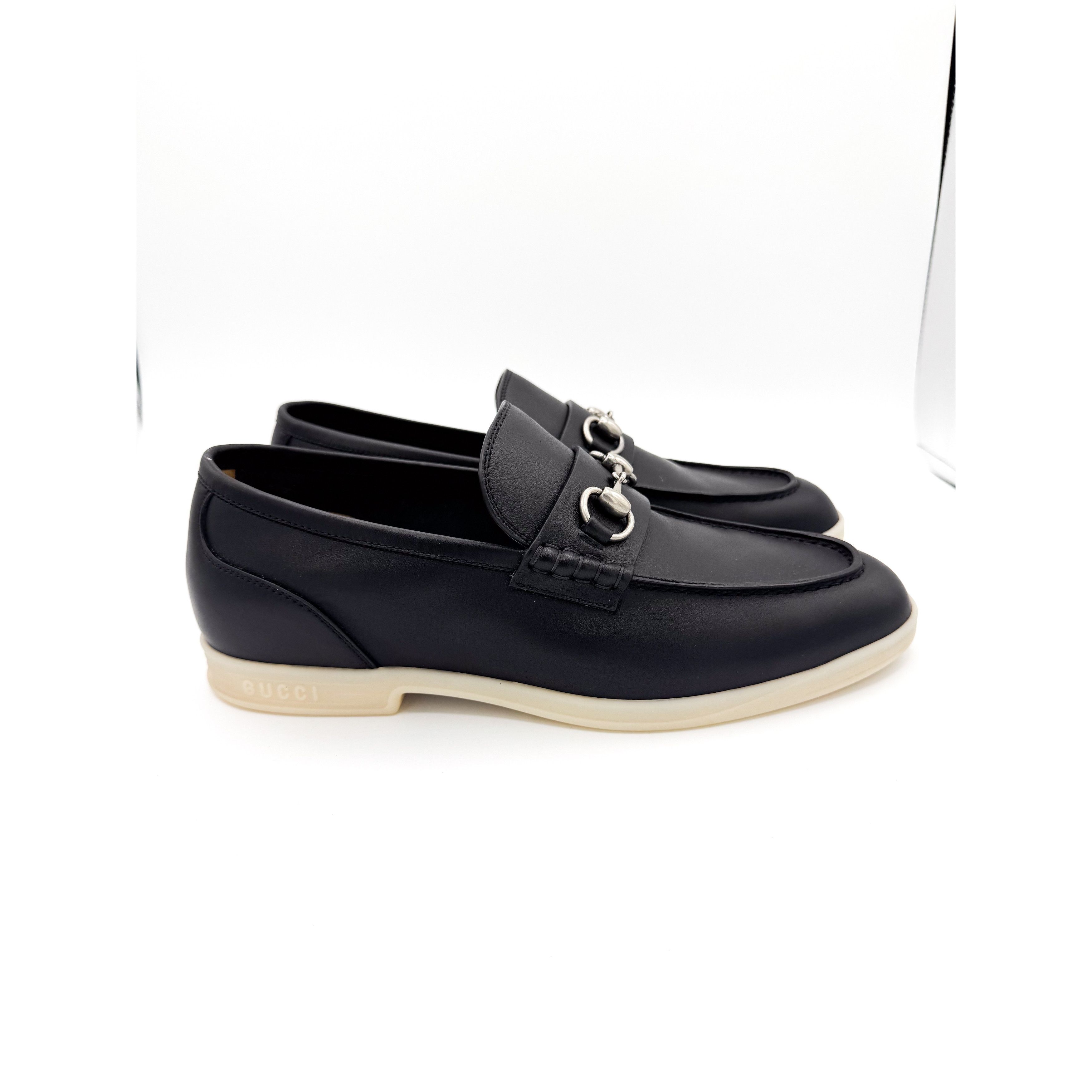 Gucci Gucci Konrad Horsebit Black Leather Loafers Size US 9 / EU 42 - 19 Thumbnail