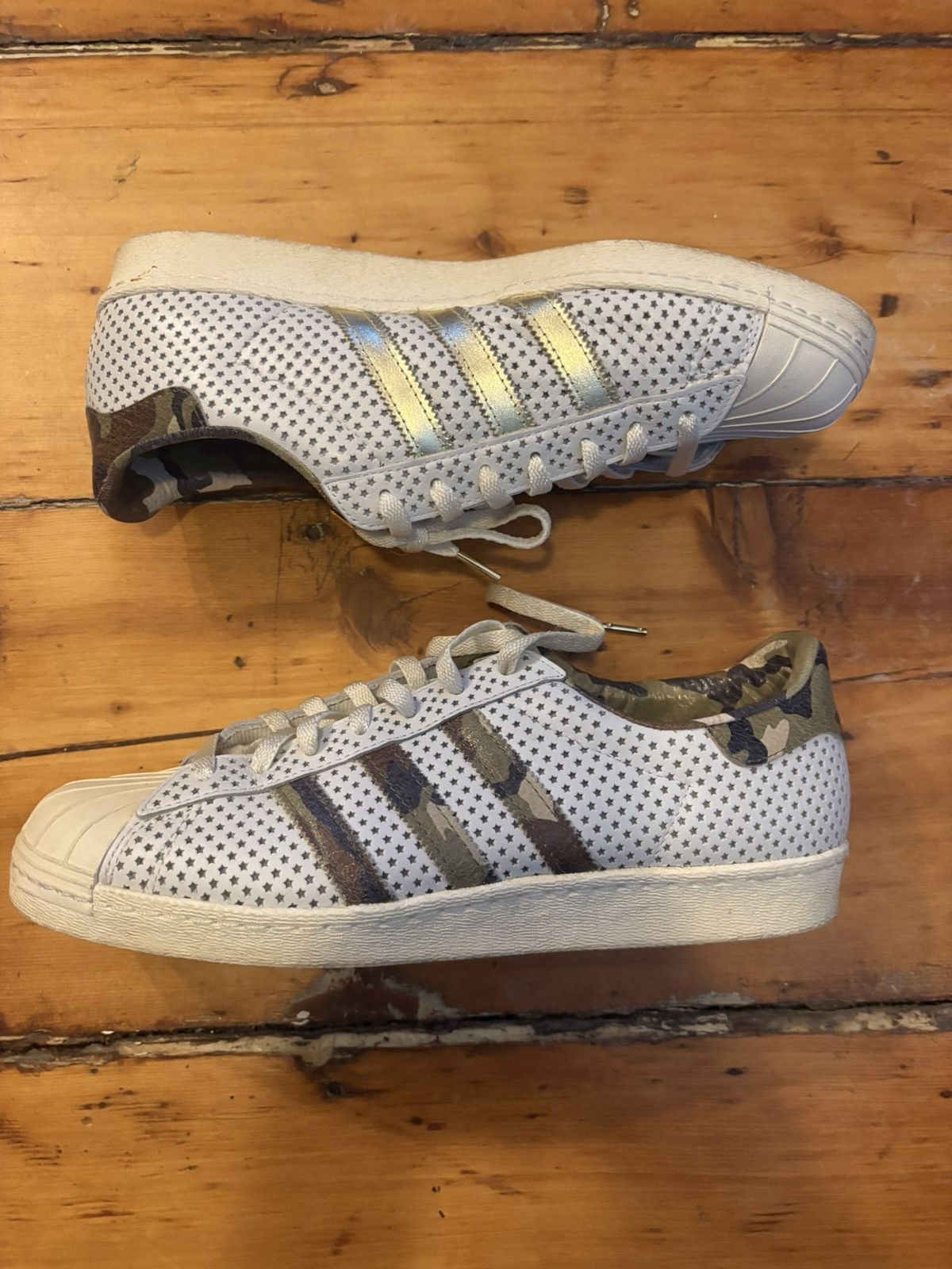 Adidas × Complex Adidas Superstar X Complex Size US 12 / EU 45 - 4 Thumbnail