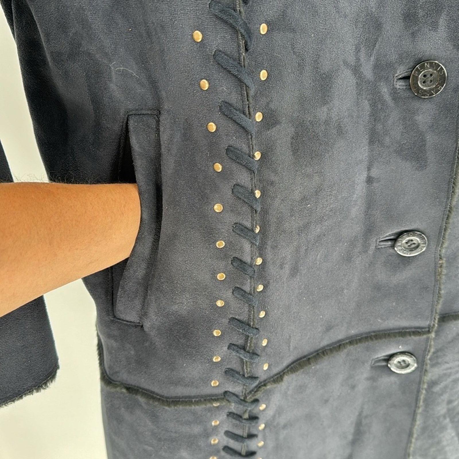 Vintage Dennis Basso 90s Faux Suede faux Suede Western coat size 2XL Size XXL / US 16-18 / IT 52-54 - 8 Thumbnail