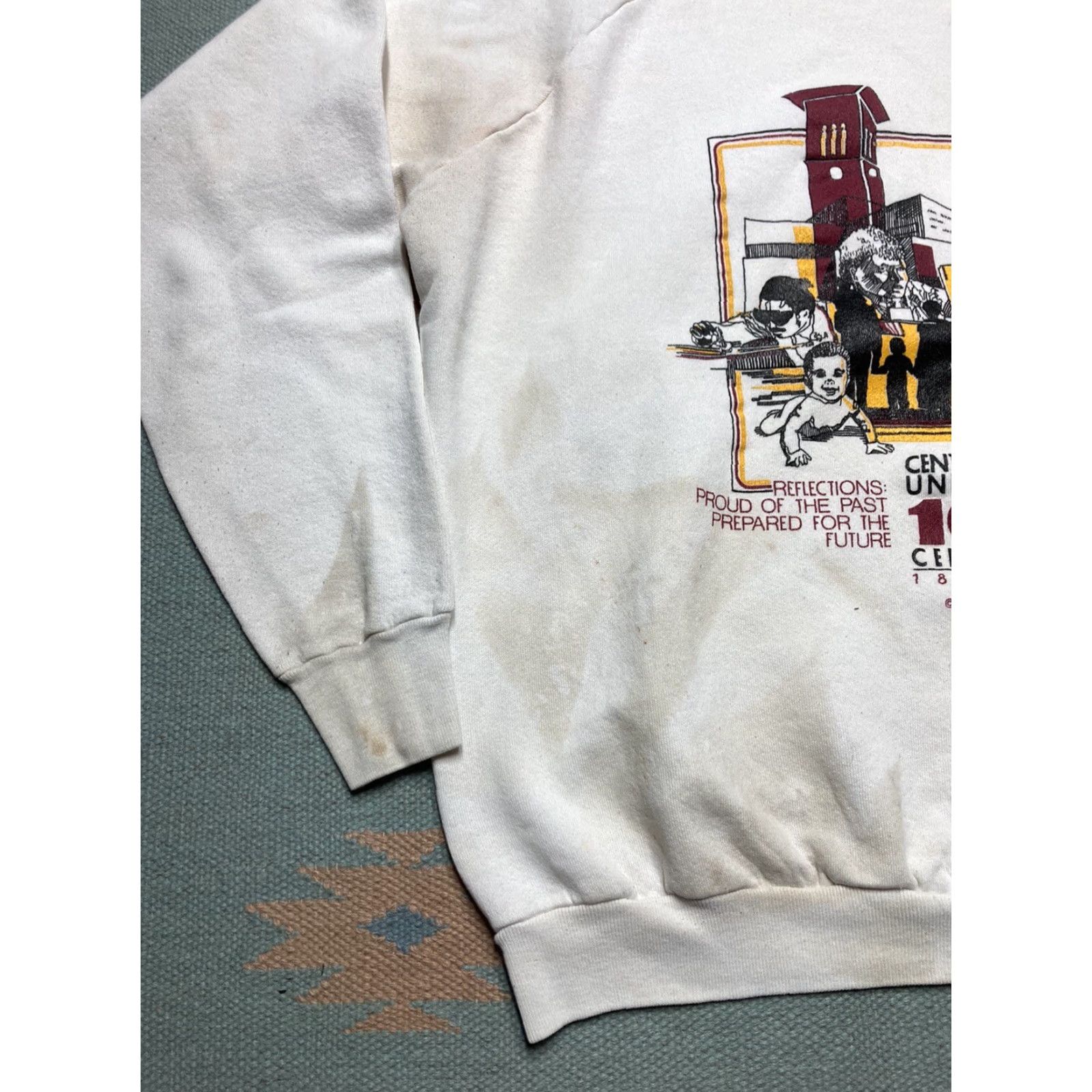Vintage VINTAGE Sweatshirt Central State University Black College Ohio XL Men Pullover Crewneck Shirts/Mens Size US XL / EU 56 / 4 - 3 Thumbnail