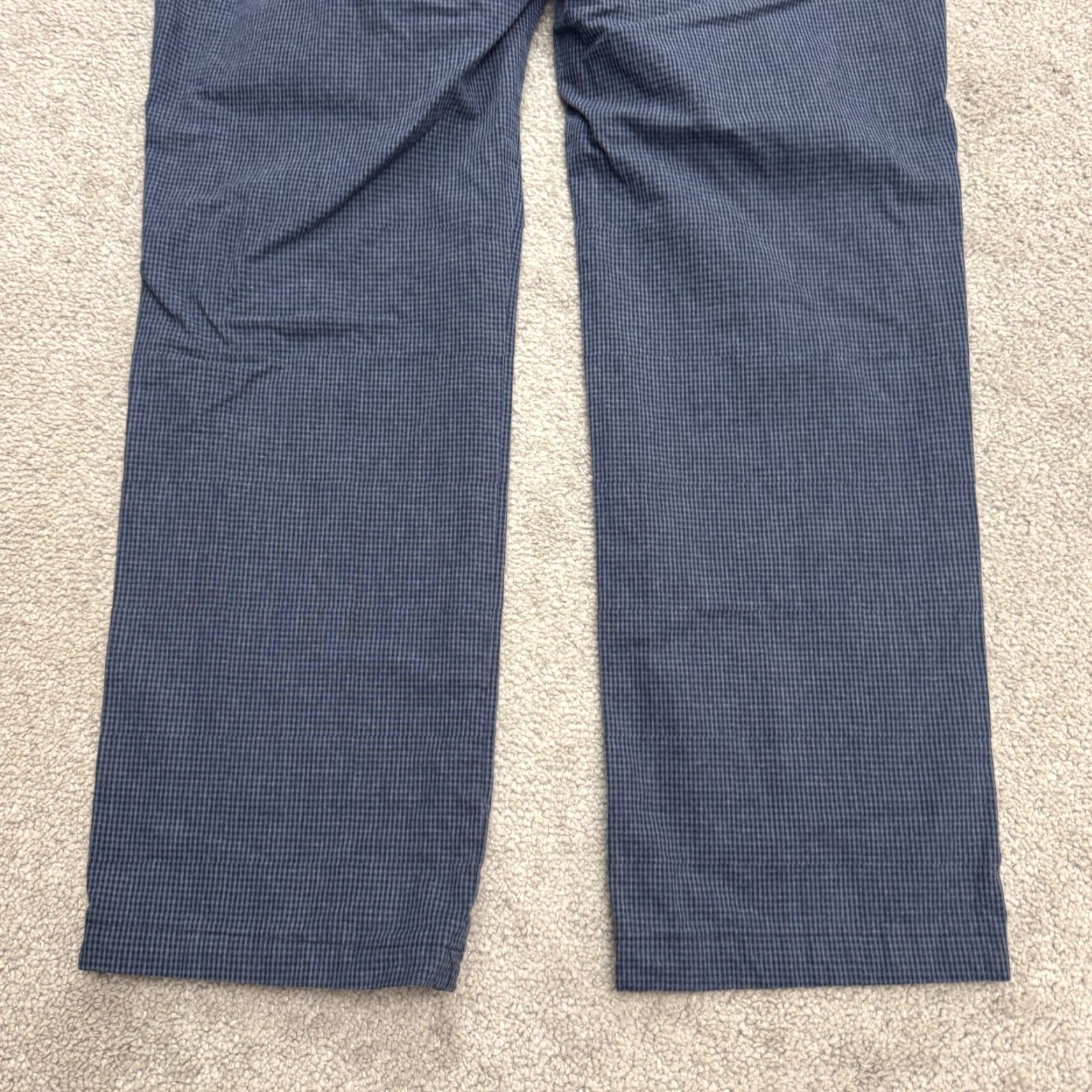 Banana Republic Banana Republic Aiden Fit Chino Pants Mens 33x32 Navy Blue Houndstooth Cotton Shirt or Pants? Size US 33 - 5 Thumbnail