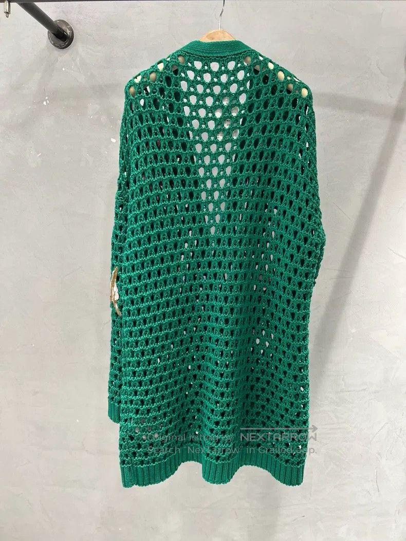 Valentino Valentino Green cardigan coat Size S / US 4 / IT 40 - 4 Thumbnail