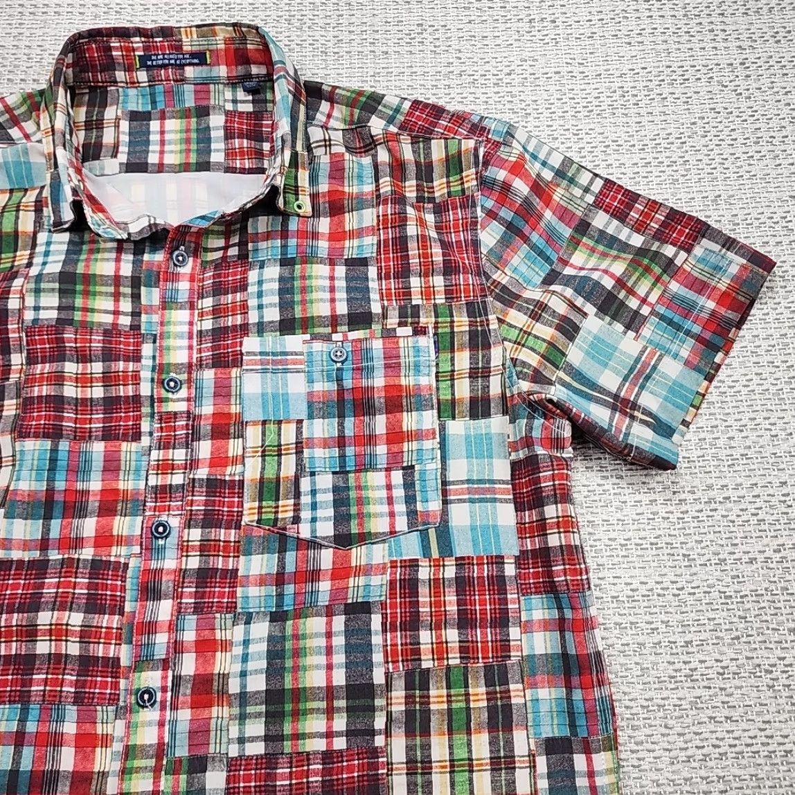 Vintage William Murray Shirt Mens Button-Up Short Sleeve Plaid Patchwork Vintage: No Size US M / EU 48-50 / 2 - 2 Thumbnail