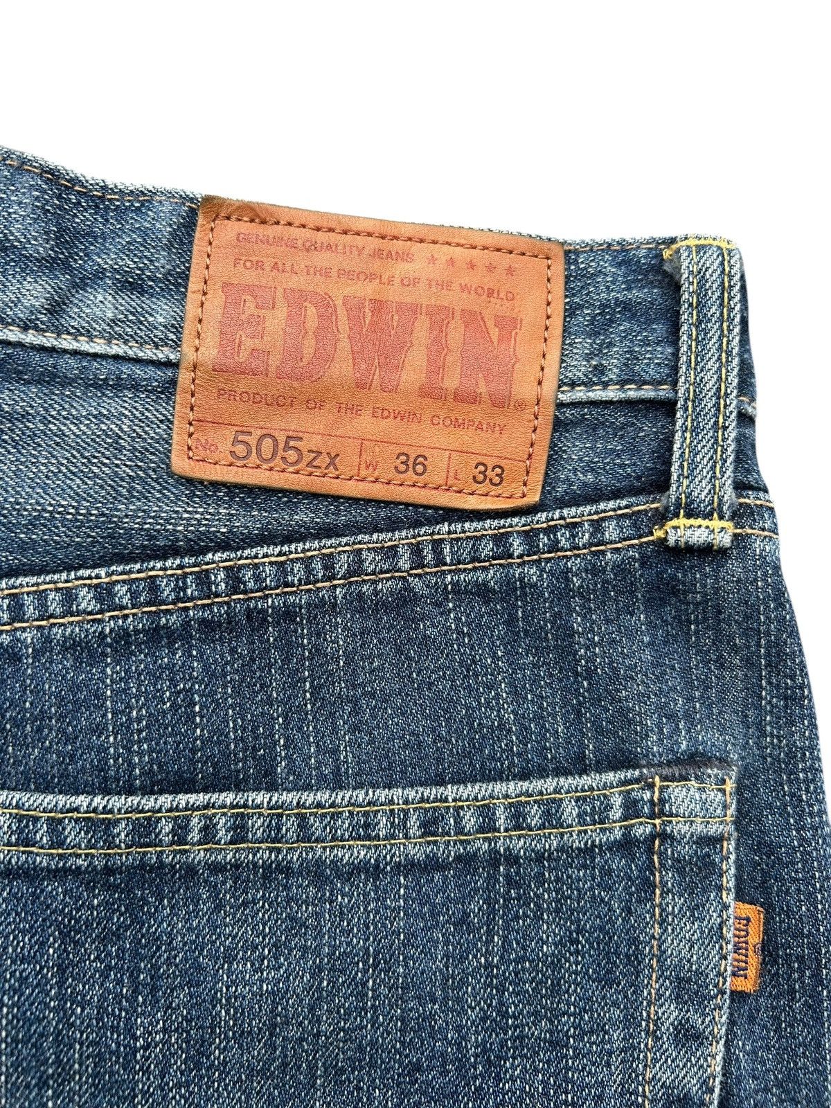 Kapital Vintage Edwin 505zx Selvedge Distressed Denim Jeans Size US 36 / EU 52 - 4 Thumbnail