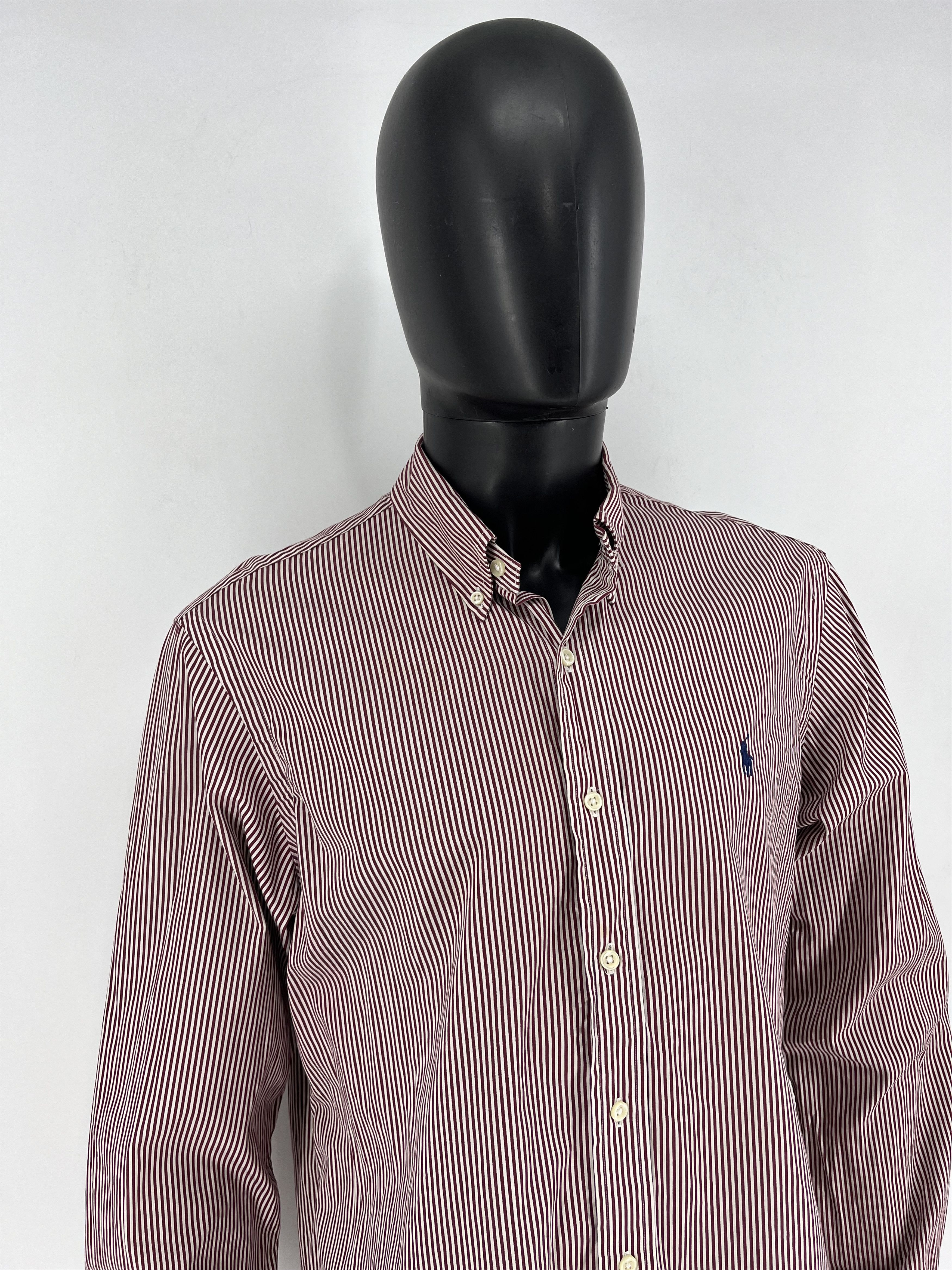 Polo Ralph Lauren × Ralph Lauren × Vintage Vintage Striped Shirt Polo Ralph Lauren Size L Rare Size US L / EU 52-54 / 3 - 8 Thumbnail
