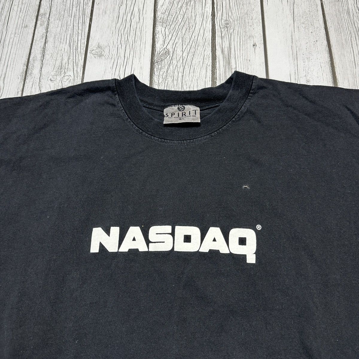 Vintage Vintage Nasdaq tee Size US L / EU 52-54 / 3 - 3 Thumbnail