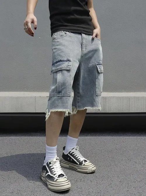 Jean Furuya x Haya Vintage Jorts Cargo Y2k Shorts Jeans Size US 32 / EU 48 - 6 Thumbnail