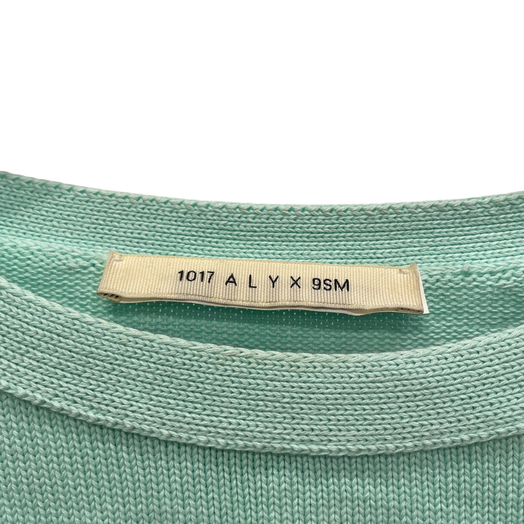 1017 ALYX 9SM Logo Drop Shoulder Knit Sweater Size US S / EU 44-46 / 1 - 4 Thumbnail