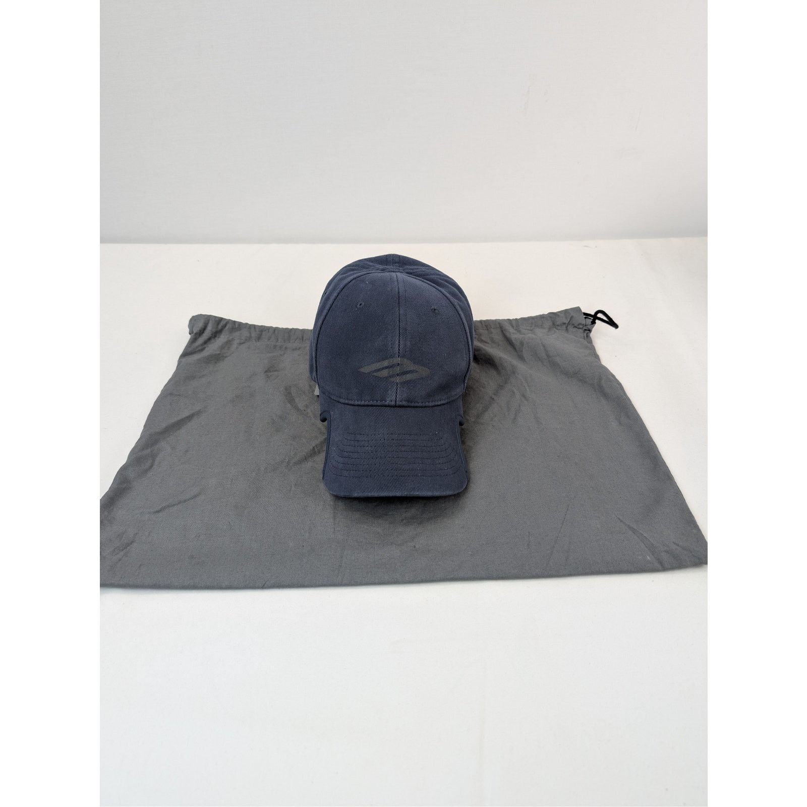 Balenciaga o1rshd1 Q:2 / Size: L / 3B Stencil Baseball Cap / Hat Blue Size ONE SIZE - 13 Thumbnail