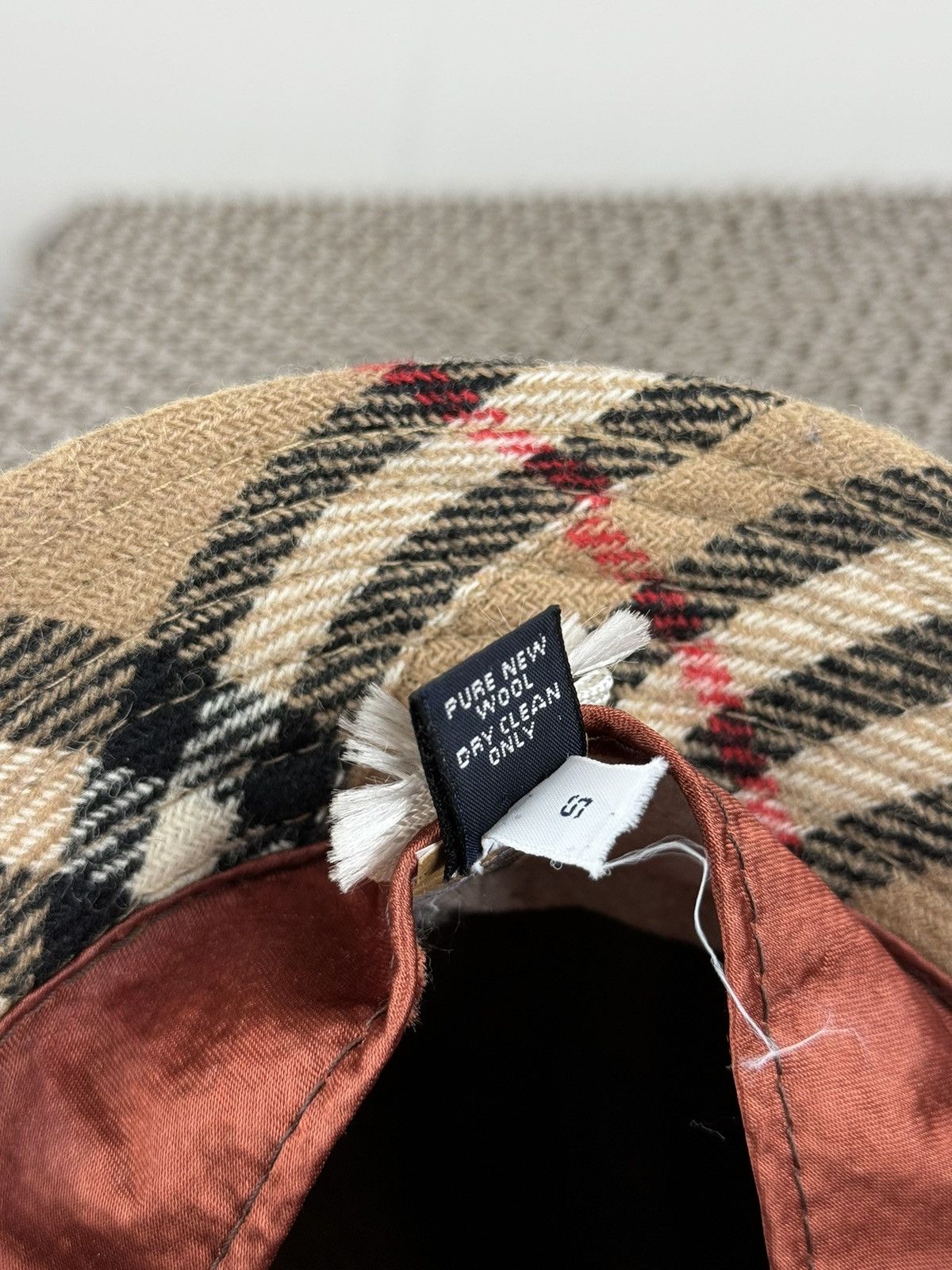 Burberry Vintage wool hat Burberry Nova Check original casual item Size ONE SIZE - 6 Thumbnail