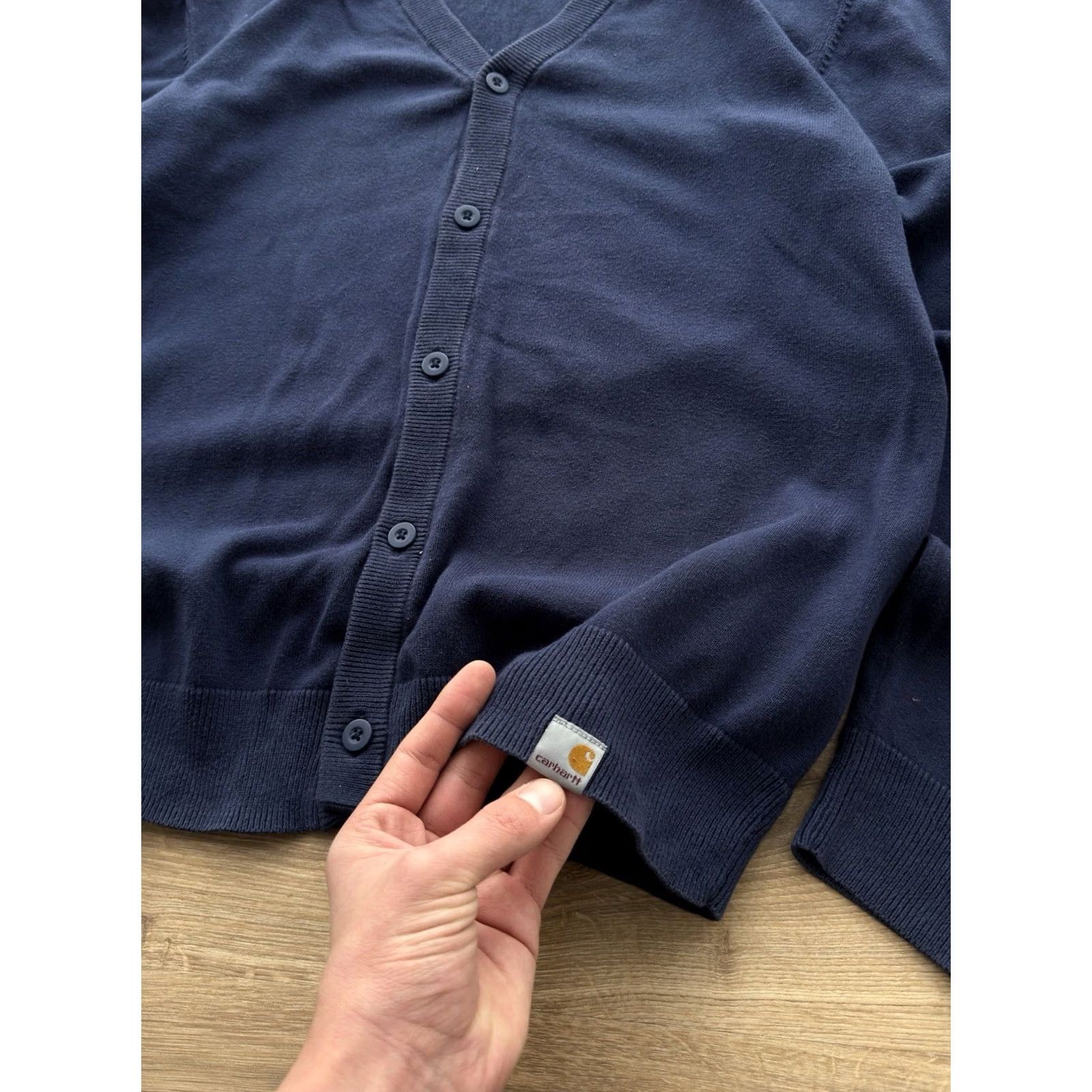Carhartt VINTAGE Carhartt Cardigan Shirt XL Blue 90s Retro Button Mens Size US XL / EU 56 / 4 - 4 Thumbnail