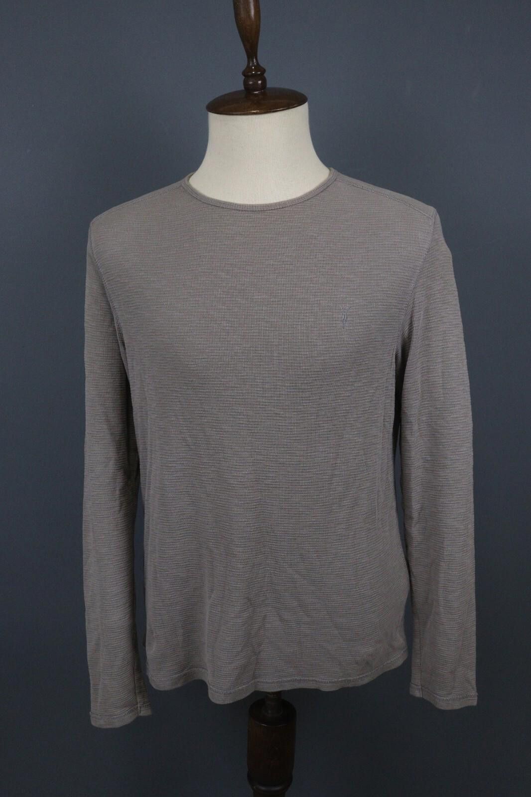 Allsaints AllSaints Clash Brown 100% Cotton T-Shirt Size M Size US M / EU 48-50 / 2 - 1 Thumbnail