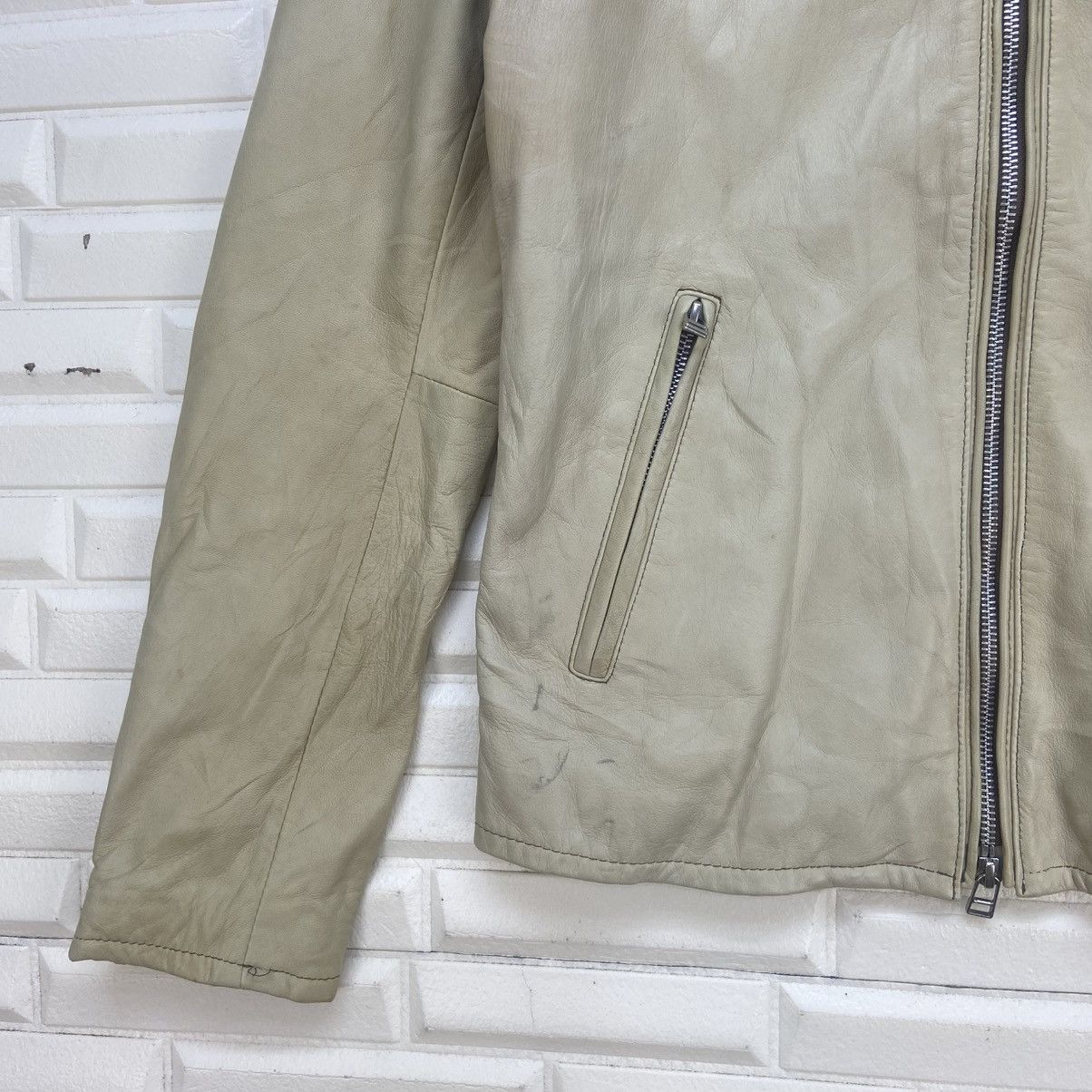 🔥Vanquish Sheepskin Biker Jacket