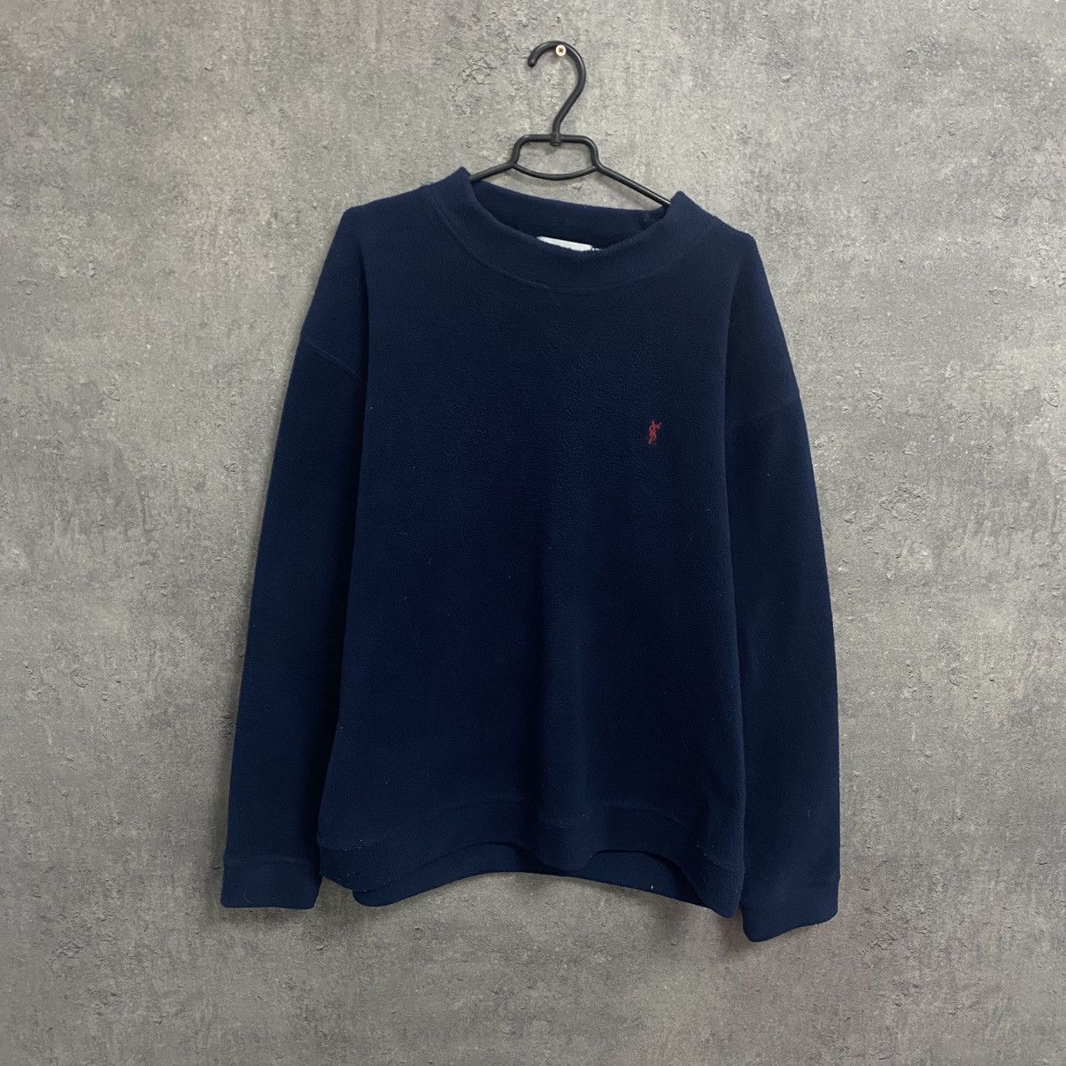 Yves Saint Laurent Yves Saint Laurent Vintage Fleece YSL Sweatshirt Size US XL / EU 56 / 4 - 1 Thumbnail