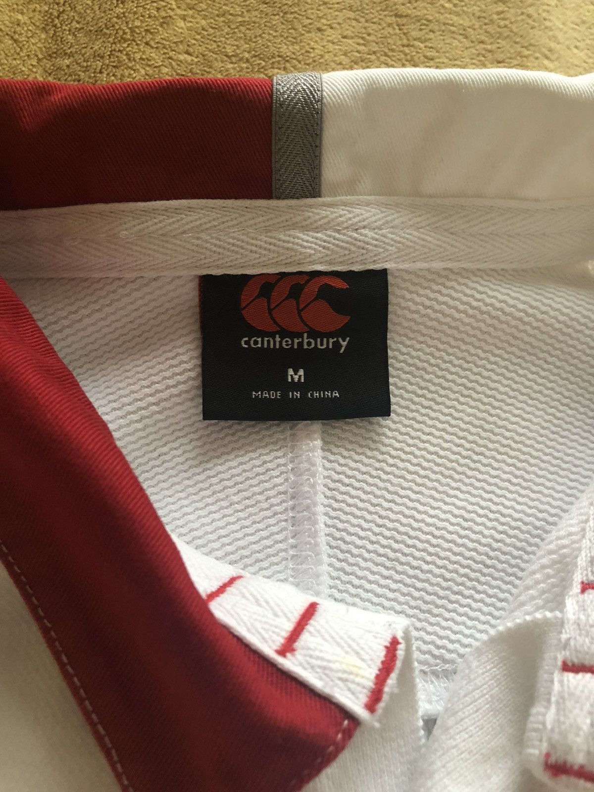 Vintage VINTAGE ENGLAND RUGBY SPORT POLO SHIRT Size US M / EU 48-50 / 2 - 3 Thumbnail