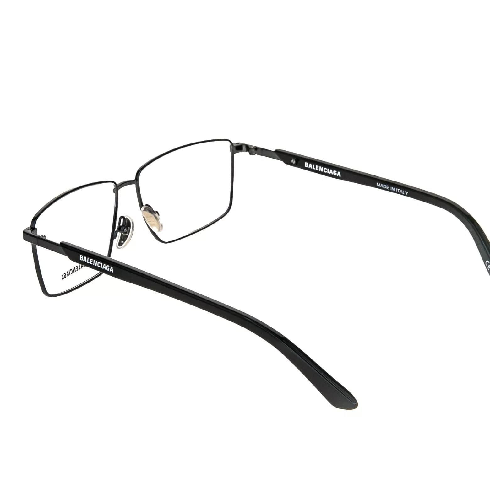 Balenciaga BALENCIAGA LOGO 0247 Black Square Eyeglass GG0247O 003 Size ONE SIZE - 4 Thumbnail