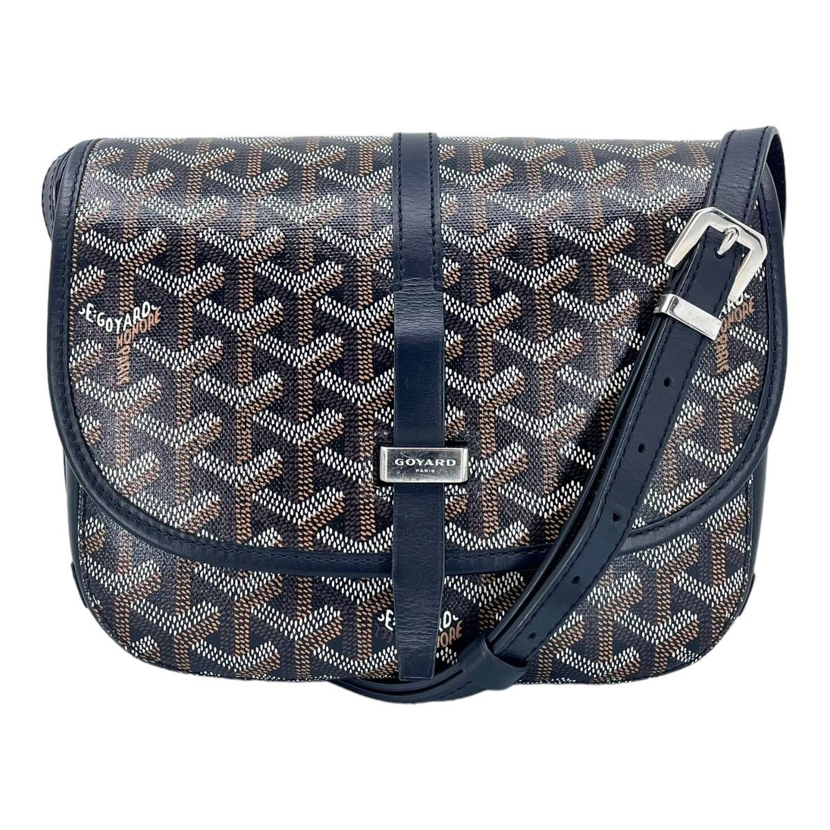 image of Goyard Belvedere Pm Black Brown, Men's