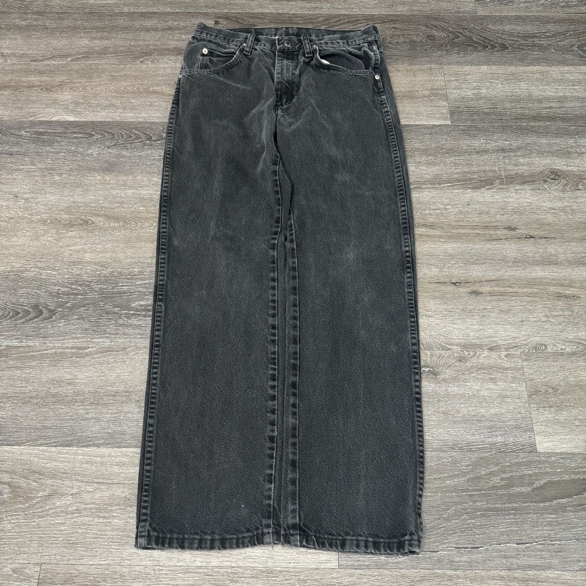 StraightFaded × Vintage × Wrangler Essential Vintage y2k Wrangler faded black jeans Size US 30 / EU 46 - 2 Thumbnail
