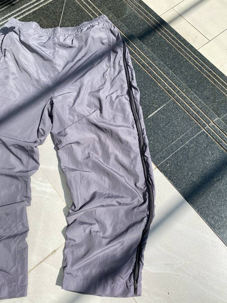 Nike × Vintage 90S NIKE ALPHA PROJECT ZIP BAGGY PANTS LOGO RETRO SWOOSH Size US 34 / EU 50 - 5 Thumbnail