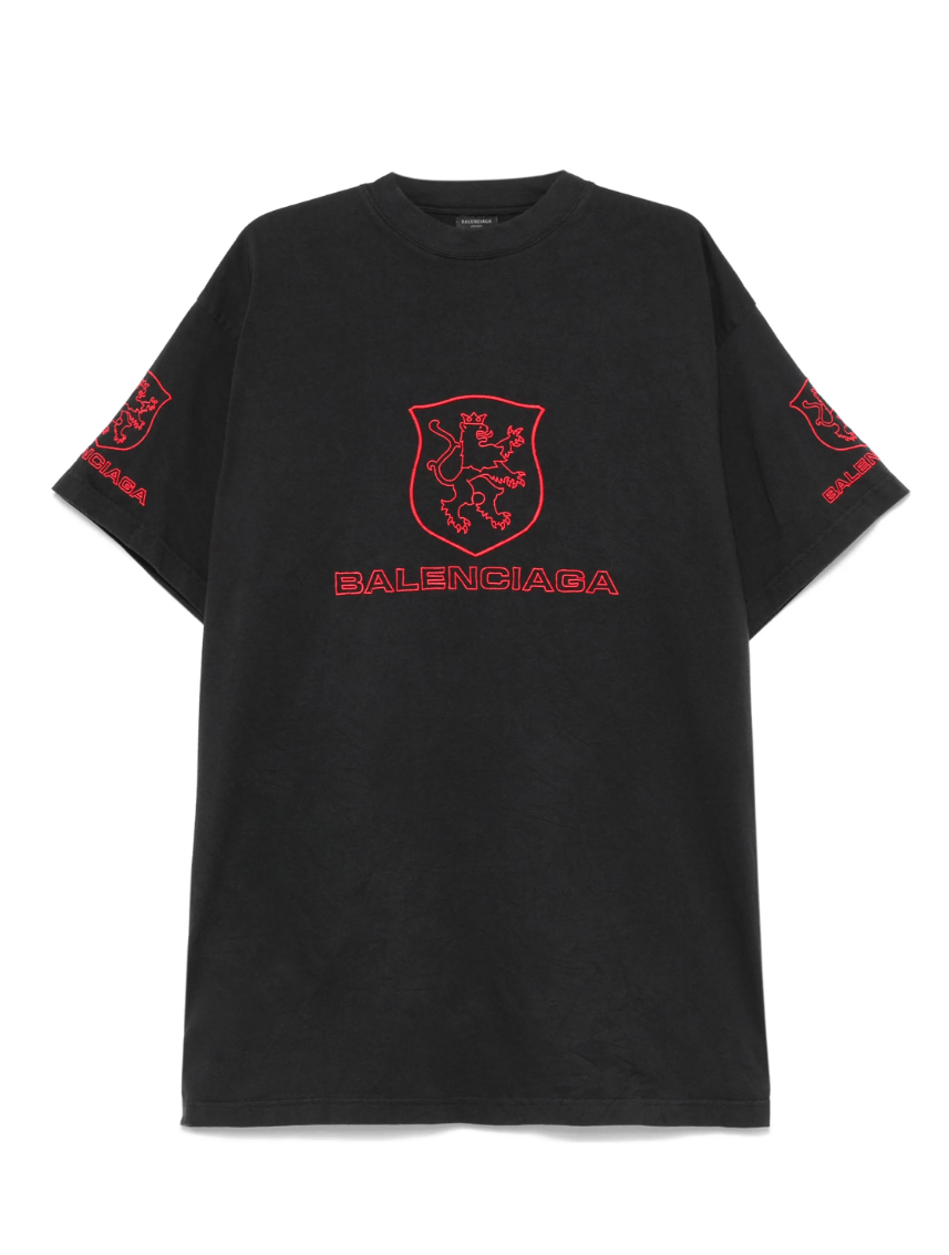 Balenciaga Balenciaga Lion Club Oversized T Shirt Size US S / EU 44-46 / 1 - 1 Thumbnail