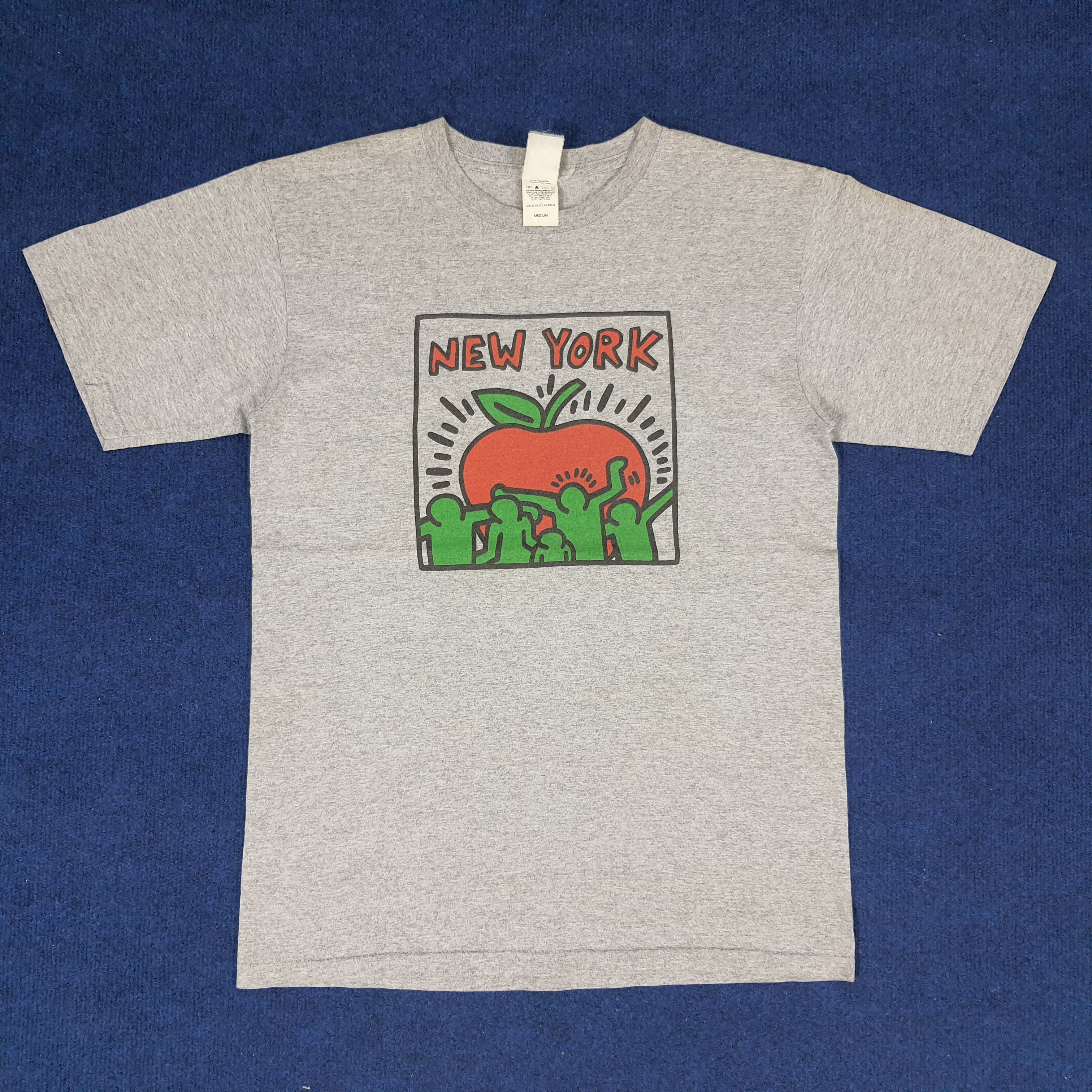 Keith Haring × Vintage Vintage Keith Haring New York Art T-shirt Size US M / EU 48-50 / 2 - 1 Thumbnail