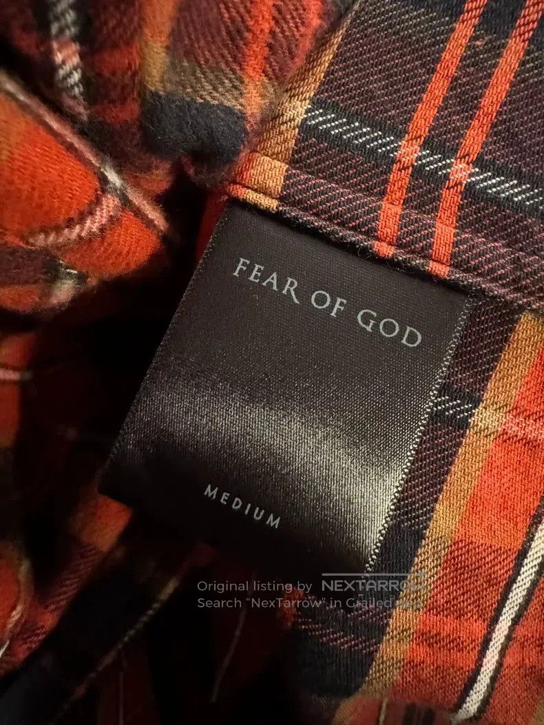Fear of God Fear of God Barney's Red Plaid Shirt. Size US M / EU 48-50 / 2 - 4 Thumbnail