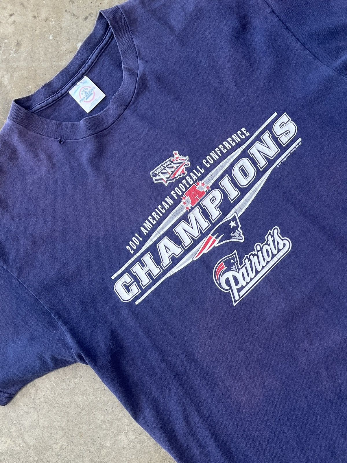NFL × Vintage Vintage 2001 NFL Patriots American Conference Champs Large Size US L / EU 52-54 / 3 - 1 Thumbnail