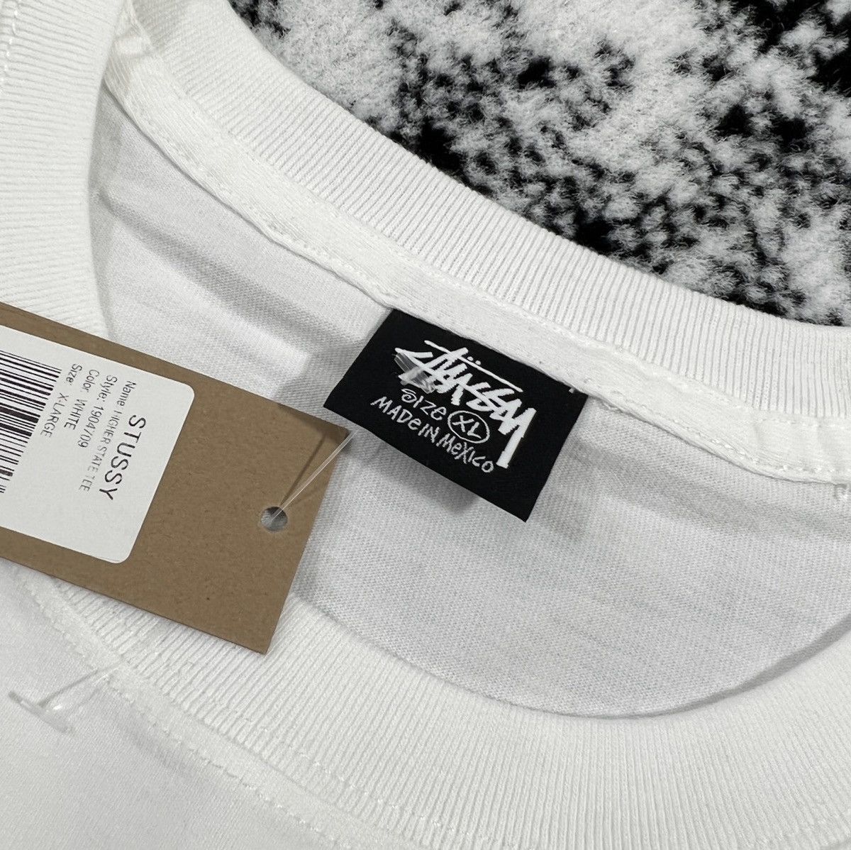 Stussy STUSSY HIGHER STATE TEE IN WHITE SIZE XLARGE Size US XL / EU 56 / 4 - 4 Thumbnail